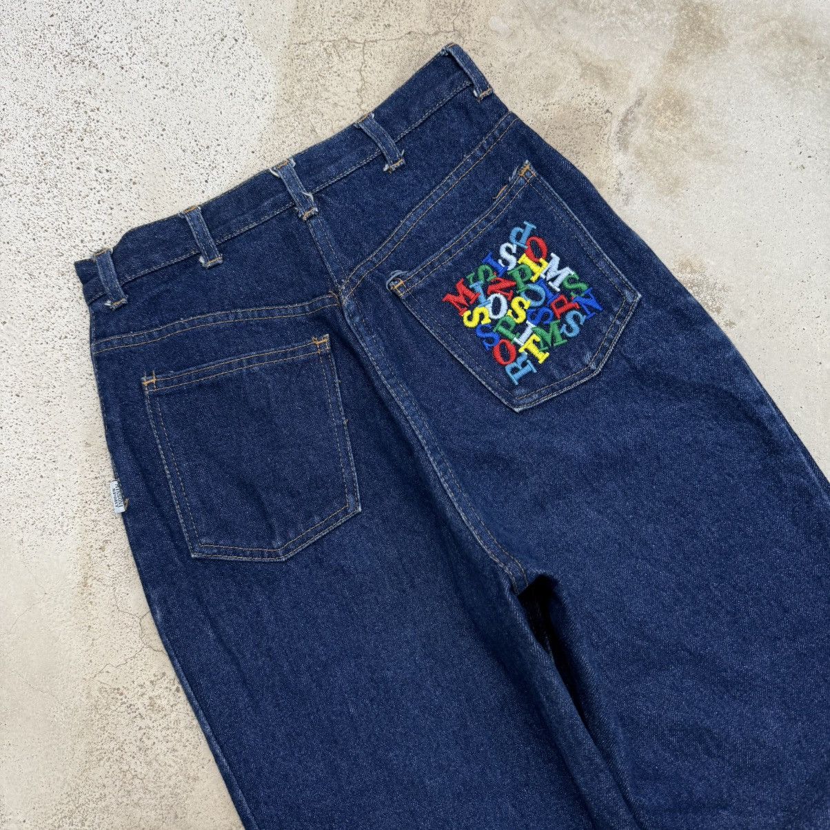 Missoni Missoni Embroidery Multicolor Unisex Denim Pants Size 24" / US 00 / IT 34 - 9 Thumbnail