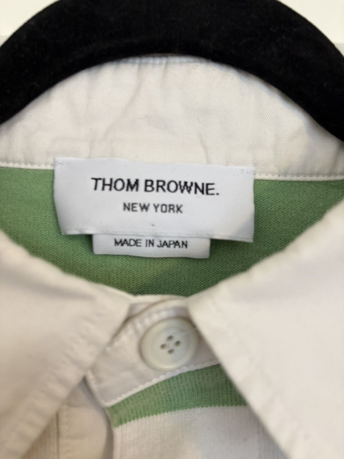 Thom Browne 4 Bar Striped Rugby Size US M / EU 48-50 / 2 - 4 Thumbnail