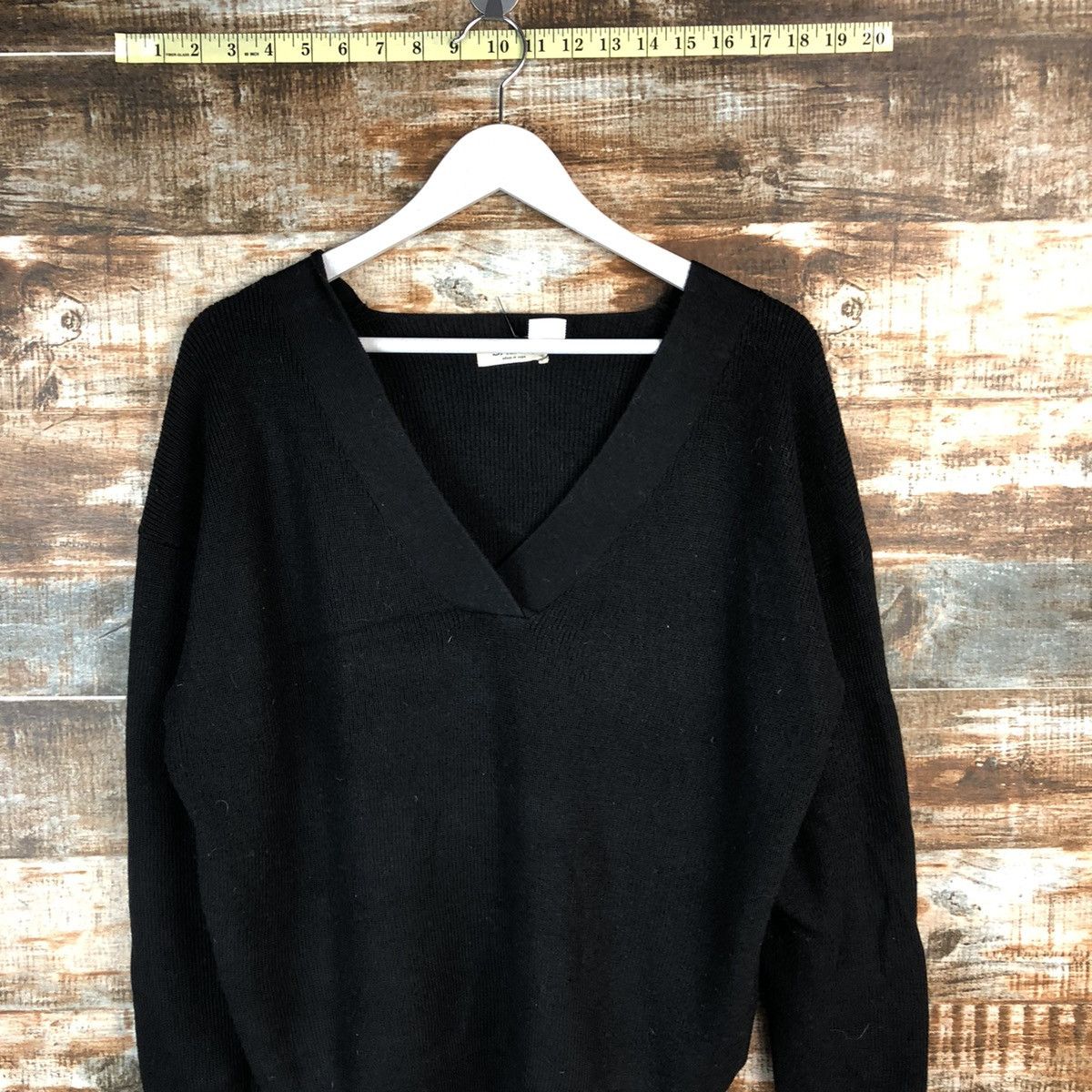 Homespun Knitwear × Japanese Brand Salon Black vintage japan Knitwear #A1835 Size M / US 6-8 / IT 42-44 - 5 Thumbnail