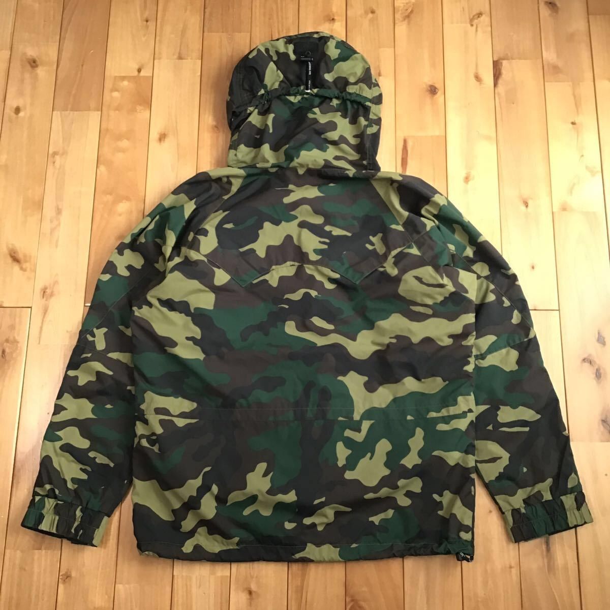 BAPE Woodland camo snowboard jacket a bathing ape NIGO - Main Image