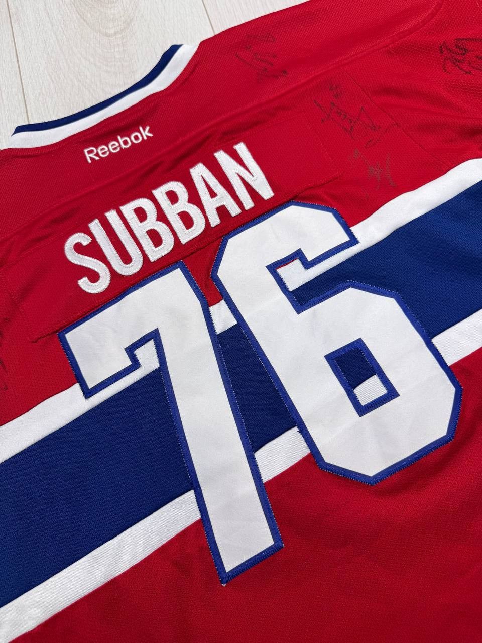 NHL × Reebok SIGNED Reebok NHL Montreal Canadiens Hockey Jersey Youth Size US XS / EU 42 / 0 - 11 Thumbnail