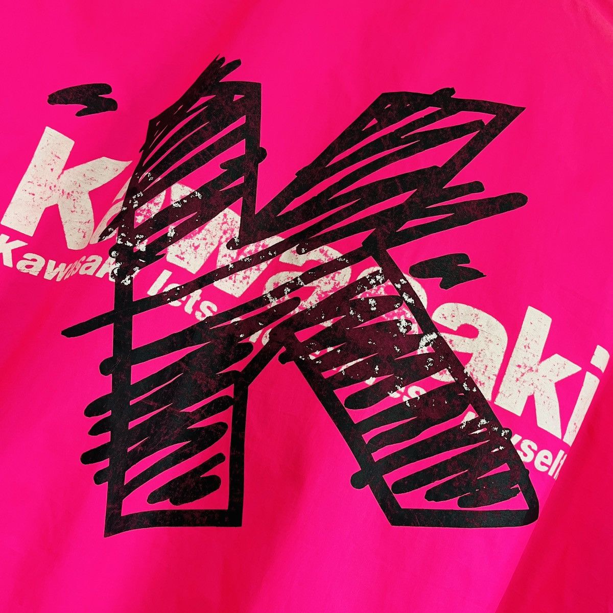 Japanese Brand × Vintage Vintage 80s Kawasaki Light Jacket Windbreaker Size US L / EU 52-54 / 3 - 11 Thumbnail