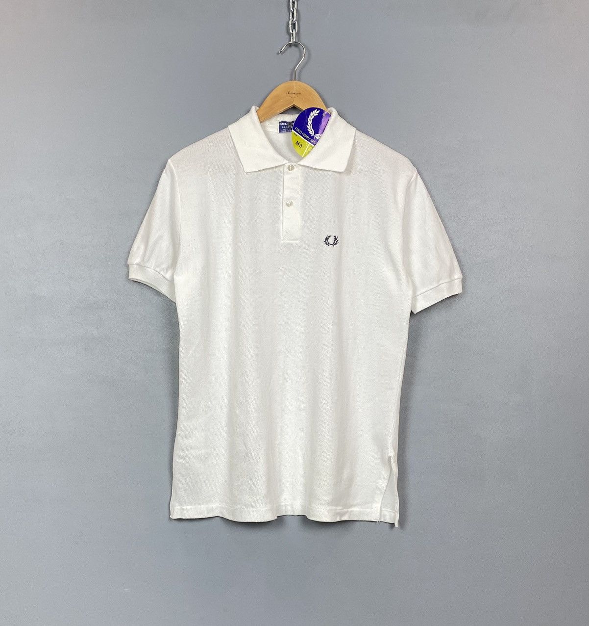Fred Perry Fred Perry Short Sleeve Polo Slim Fit Shirt Size 112cm White Size US L / EU 52-54 / 3 - 1 Thumbnail
