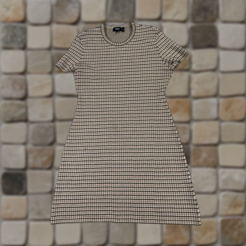 Theory Theory Shirt Womens L Black Bodycon Dress Size L / US 10 / IT 46 - 1 Thumbnail