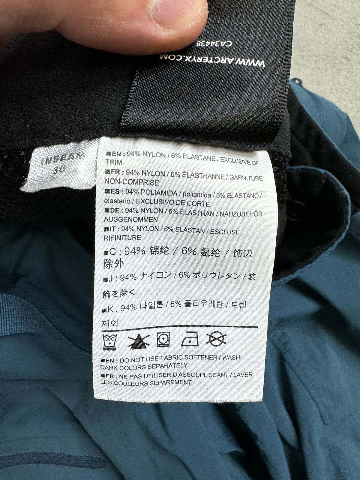 Arc'teryx Arc’teryx Blue Nylon Hikking Pants Size US 36 / EU 52 - 8 Thumbnail