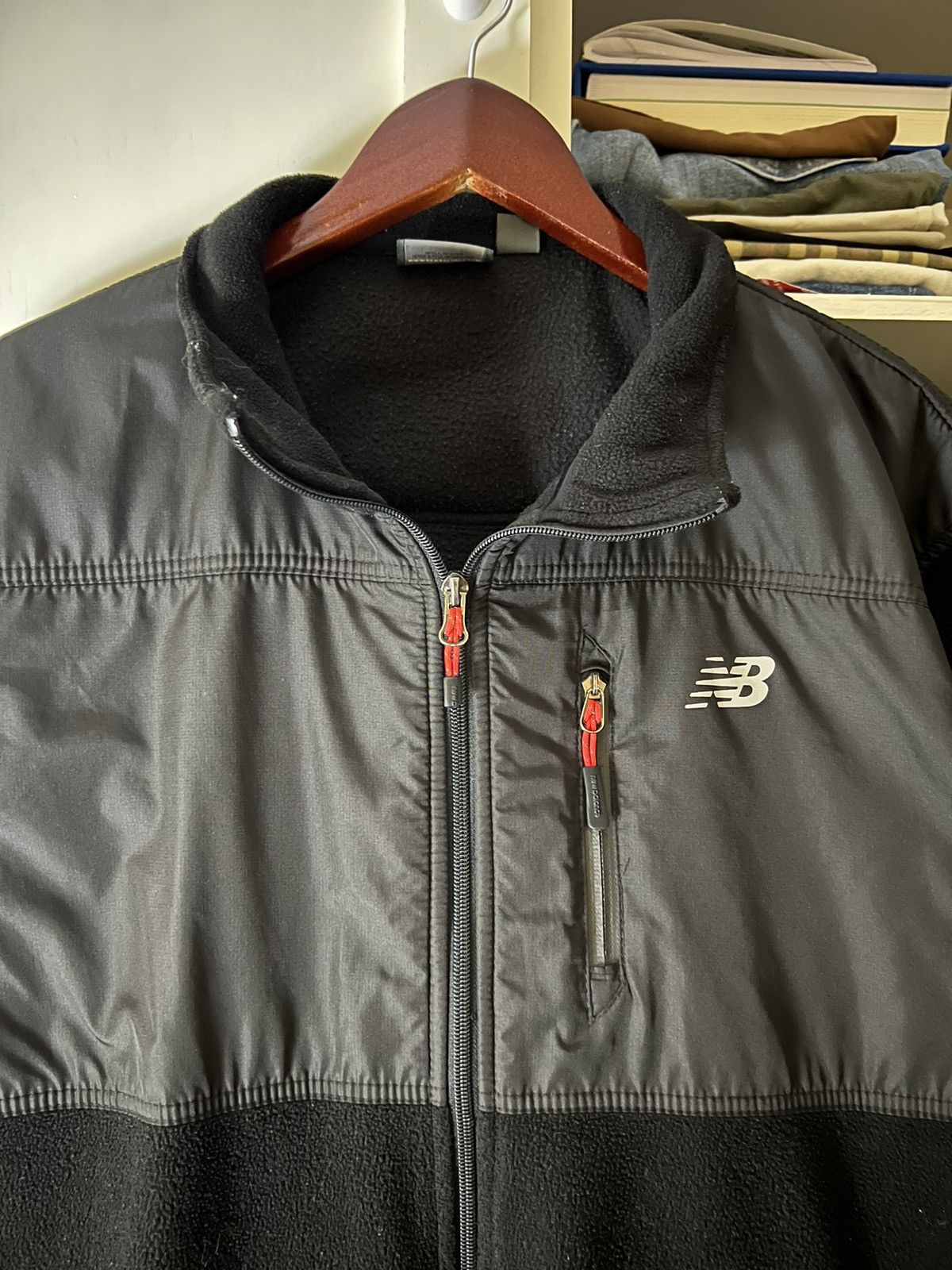 New Balance New Balance Full Zip Up Polar Fleece Jacket Size US M / EU 48-50 / 2 - 2 Thumbnail