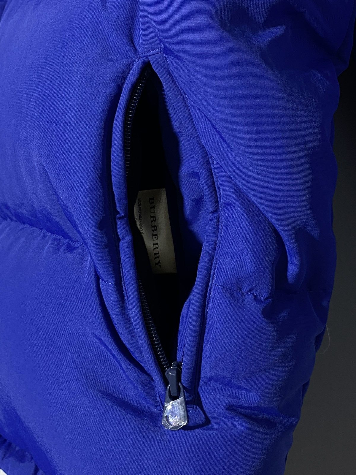 Burberry Burberry Detachable Sleeve Down Filled Jacket Royal Blue Size US M / EU 48-50 / 2 - 19 Thumbnail