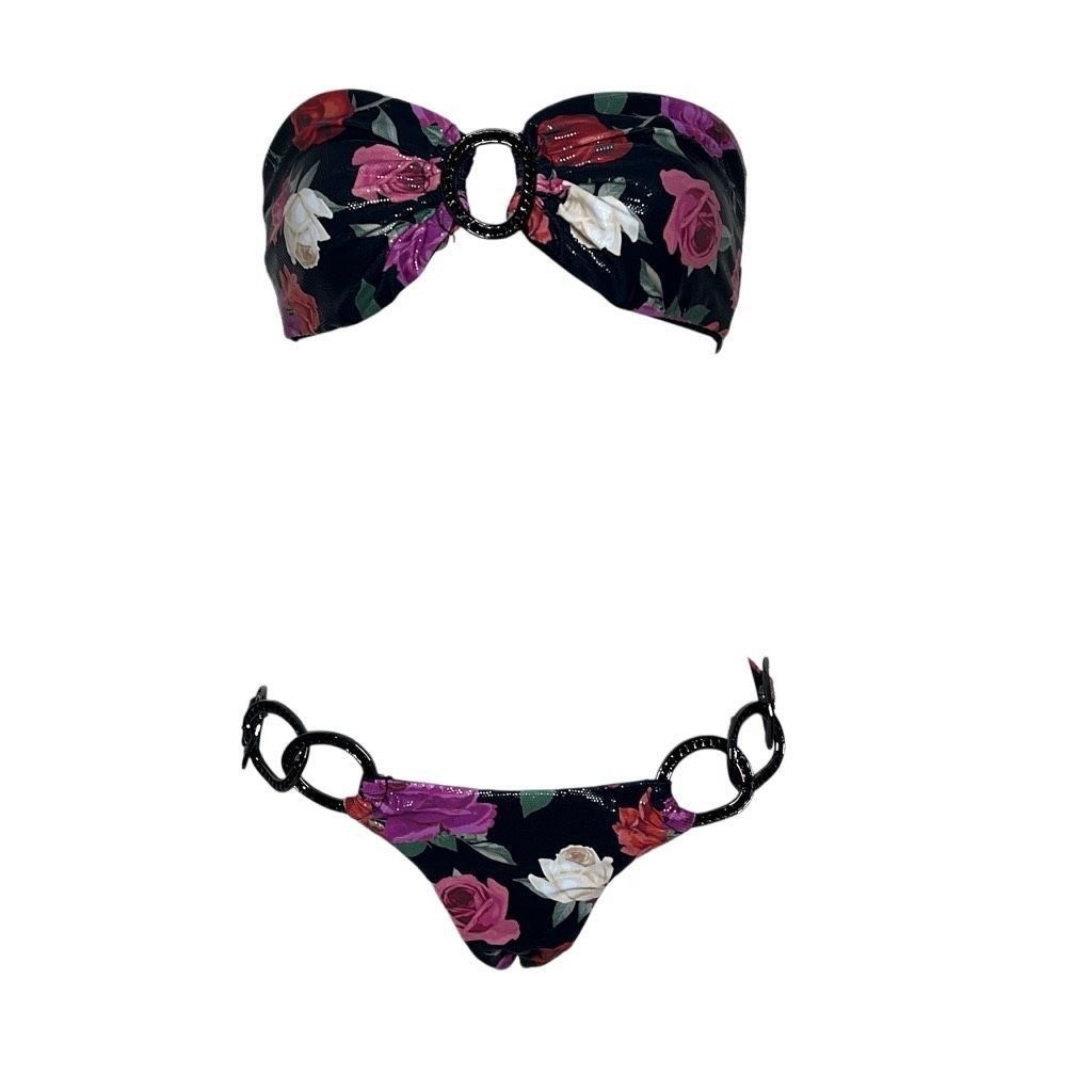Majestic Beach Bunny Her Majesty Bandeau Bikini Swimwear Rare Jewele Size ONE SIZE - 2 Thumbnail