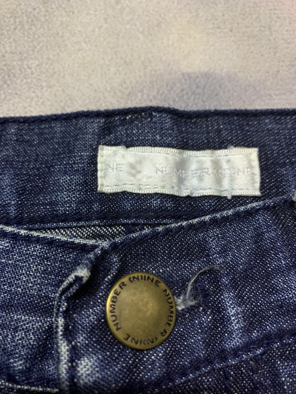 Number (N)ine Number (N)ine Distressed Paint Splatter Denim Size US 31 - 7 Thumbnail