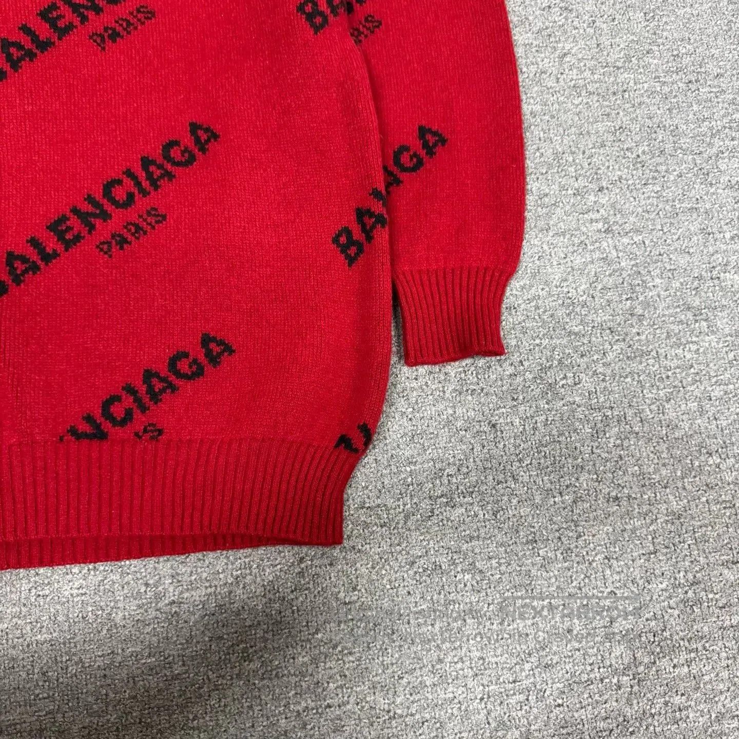 Balenciaga red balenciaga printed sweater. Size US M / EU 48-50 / 2 - 3 Thumbnail
