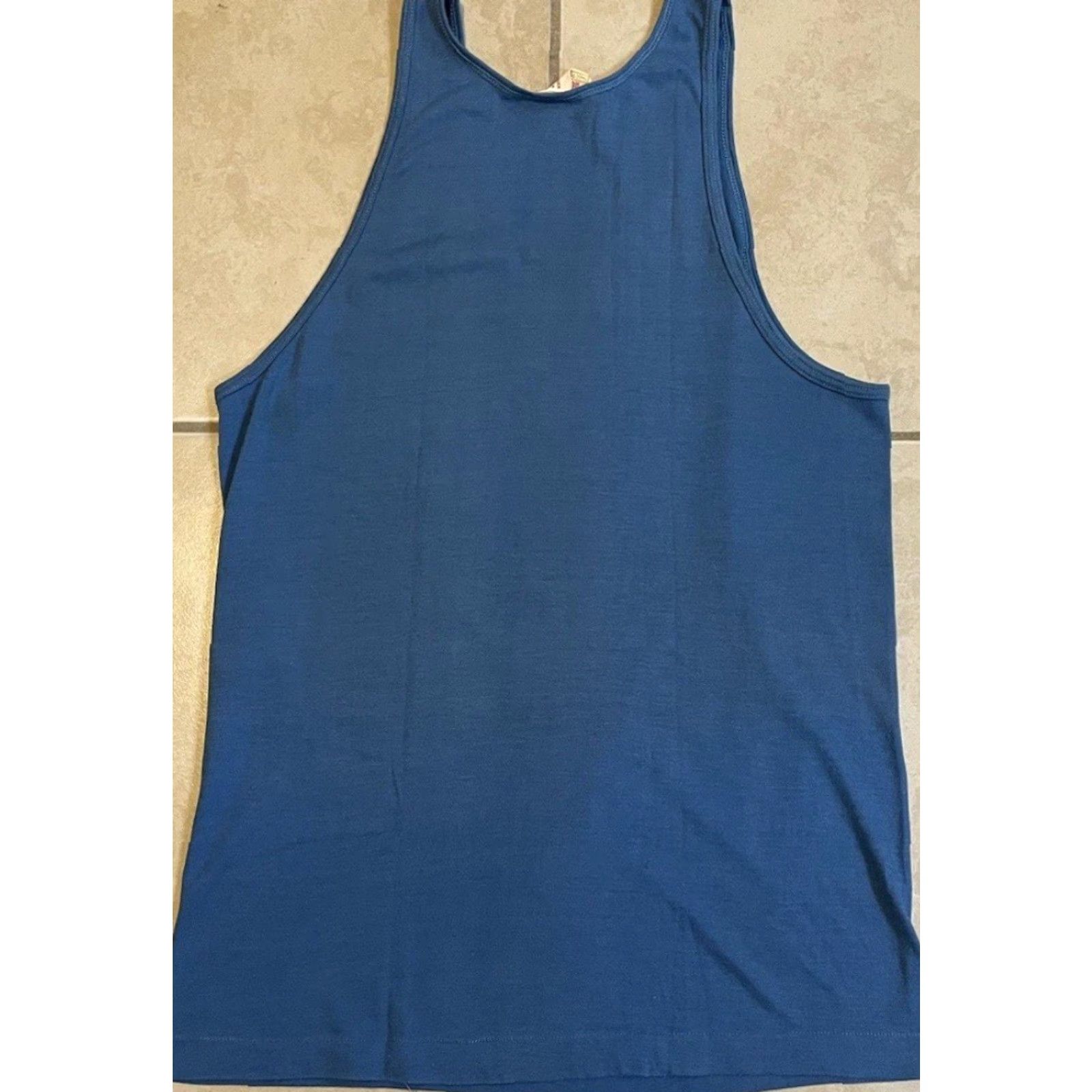 Sears Vtg Sears Boardriding Tank Top T-Shirt S USA Surf Grunge Punk 60s 70s Blue Womens Men? Size US S / EU 44-46 / 1 - 2 Thumbnail