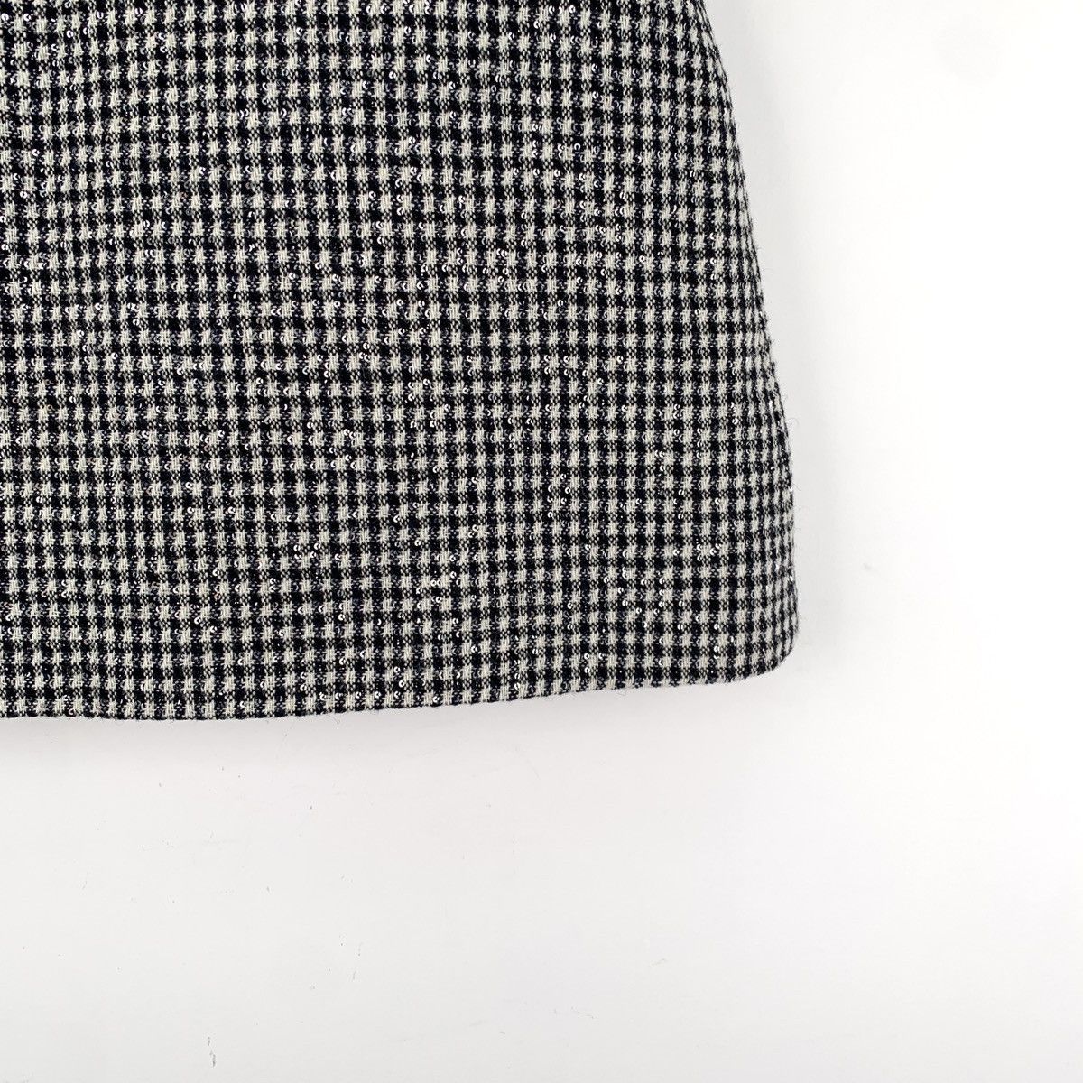 Miu Miu Miu Miu Black Bow Wool Casual Woven Sequin Halter Dress Size 25" / US 0 / IT 36 - 3 Thumbnail