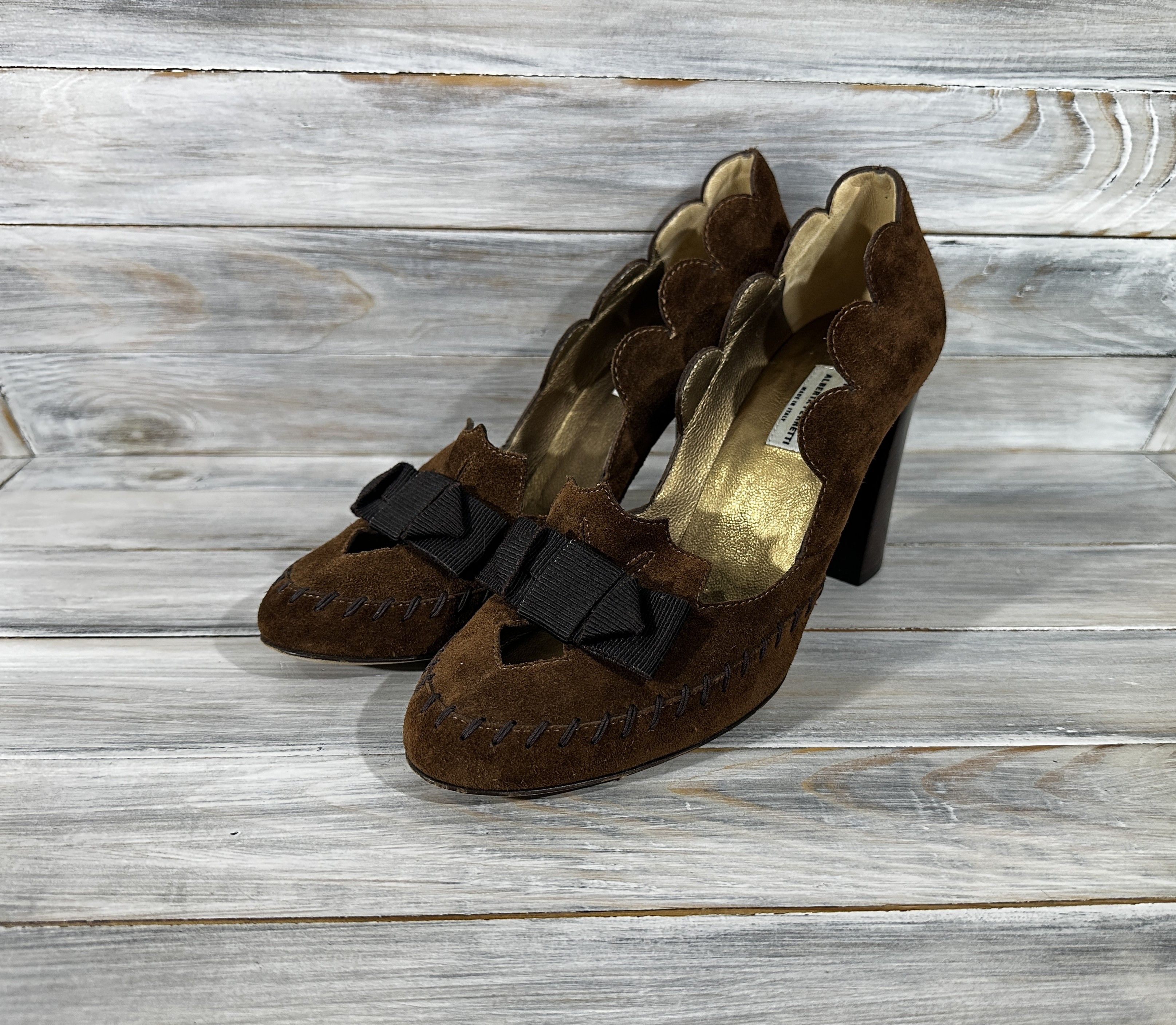 Alberta Ferretti Philosophy Di Alberta Ferretti Heels Shoes Made In Italy Size US 9 / IT 39 - 5 Thumbnail