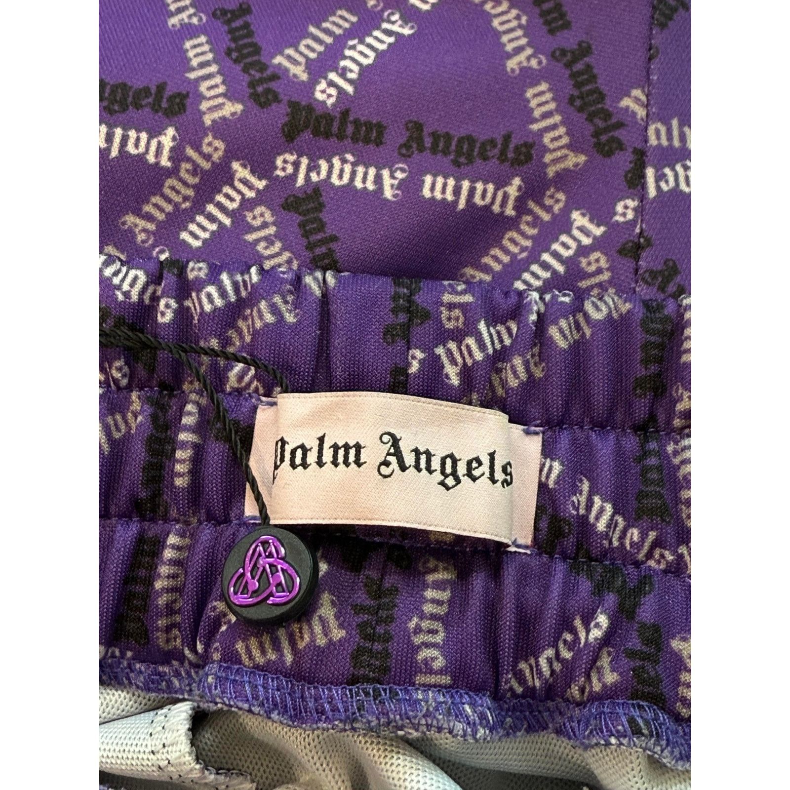 Palm Angels Palm Angels Purple Monogram Track Pants Size 36" / US 14 / IT 50 - 3 Thumbnail