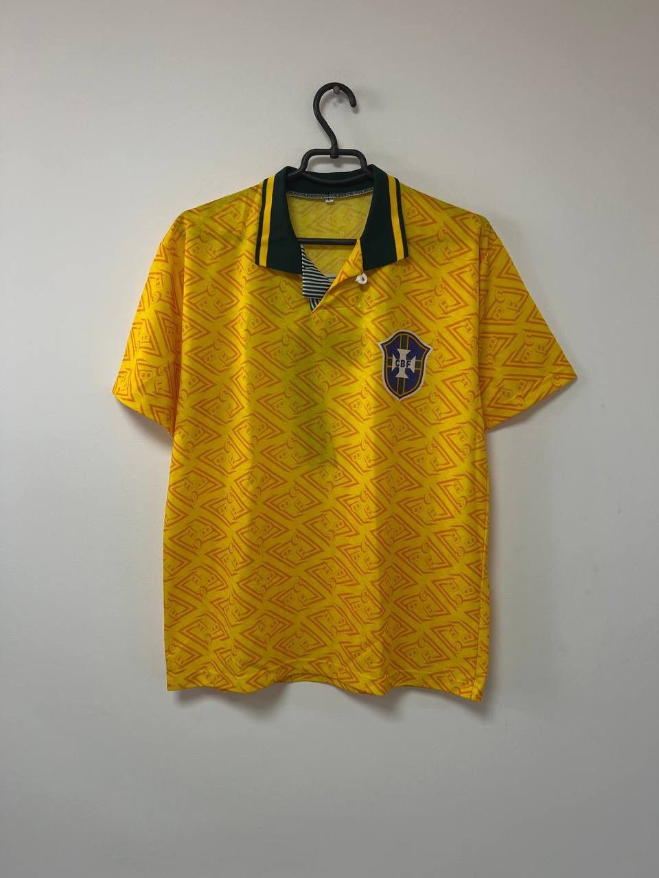 Other Vintage Brazil World Cup 1994/1995 Home #7 Bebeto Football L Size US L / EU 52-54 / 3 - 2 Thumbnail