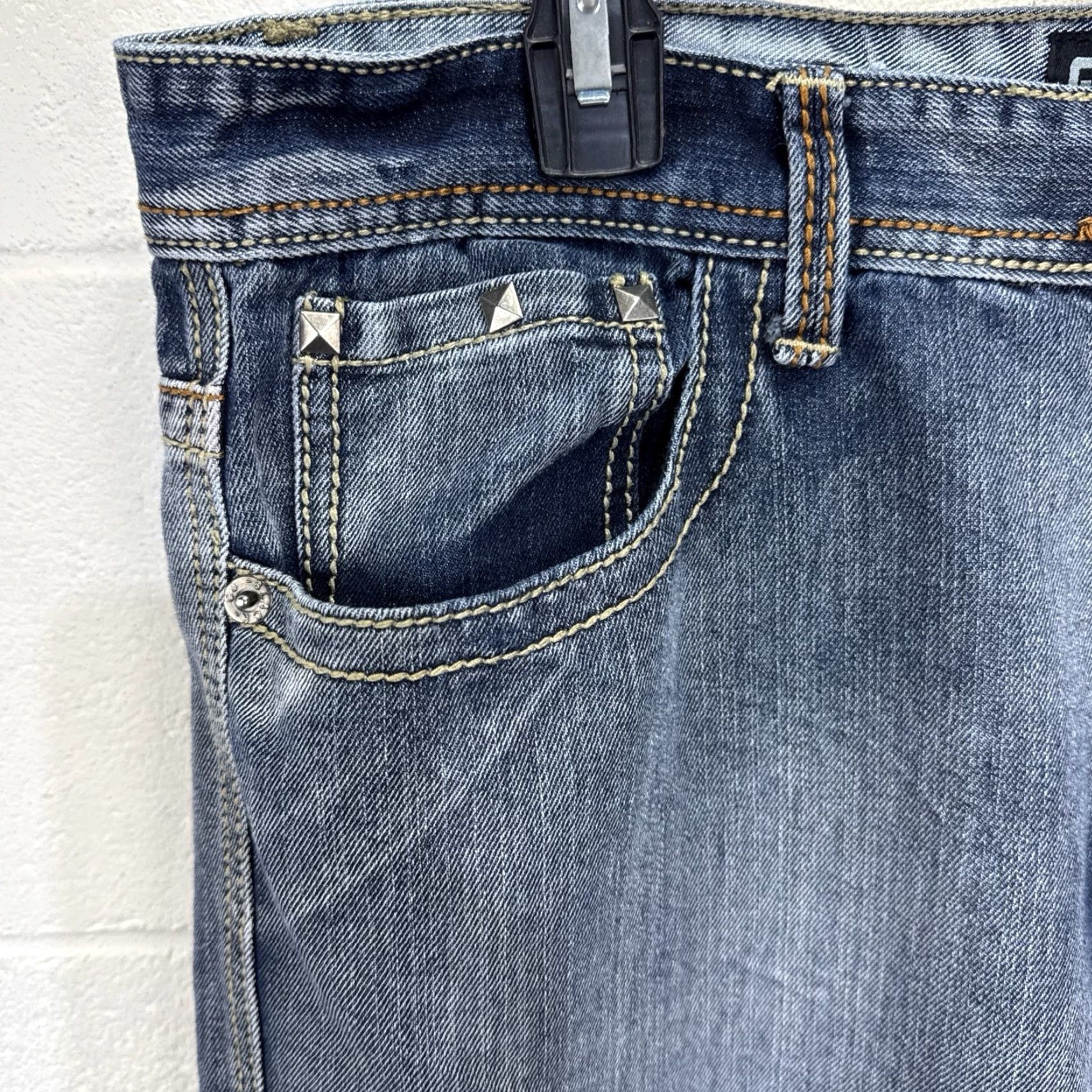 Buckle Black Buckle Black Jeans Mens 34x32 Relaxed Straight Blue Studded Denim Grunge Size US 34 / EU 50 - 3 Thumbnail