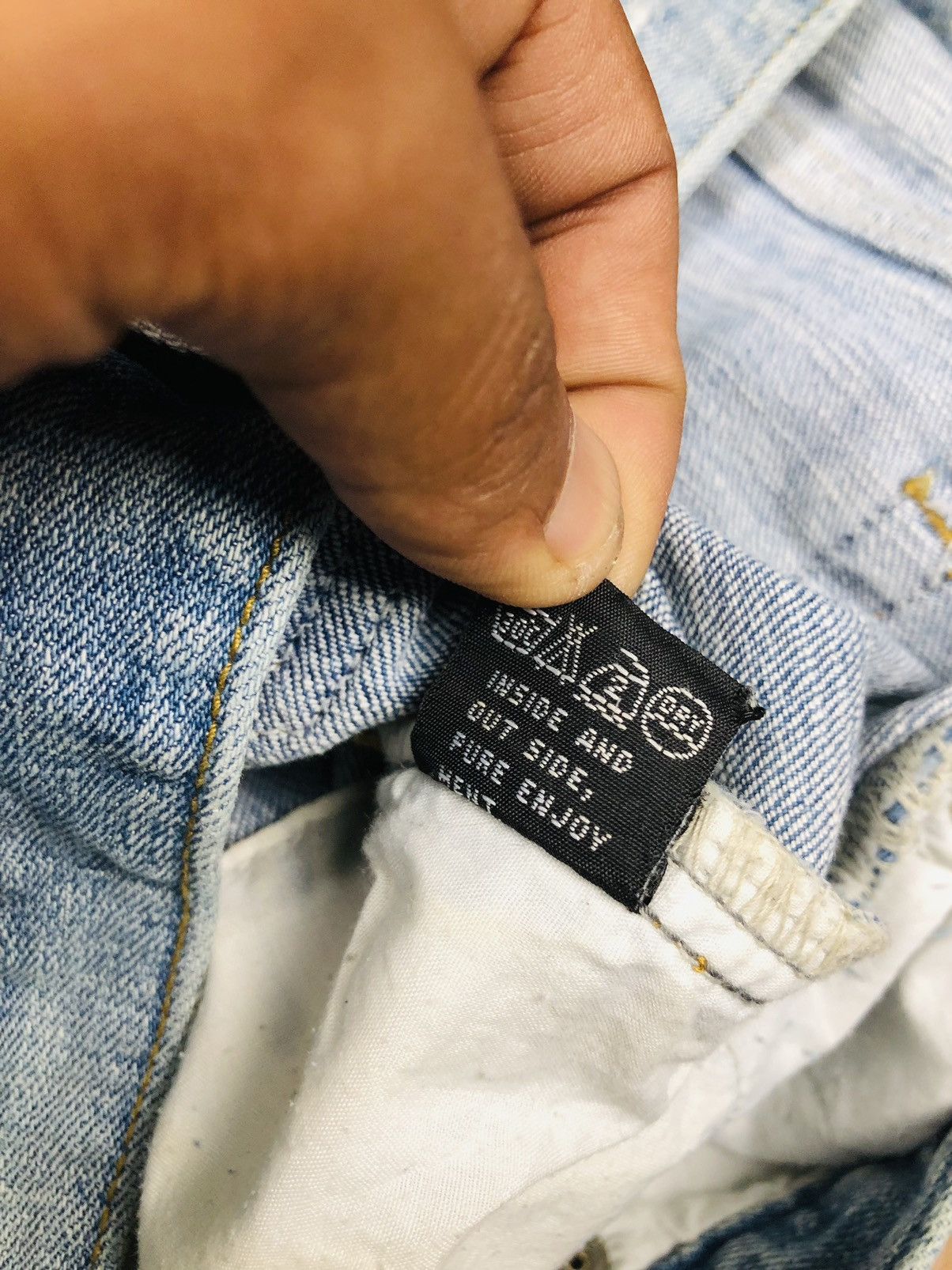 Japanese Brand Toro New Collection Skinny Jeans (34) Size US 30 / EU 46 - 14 Thumbnail