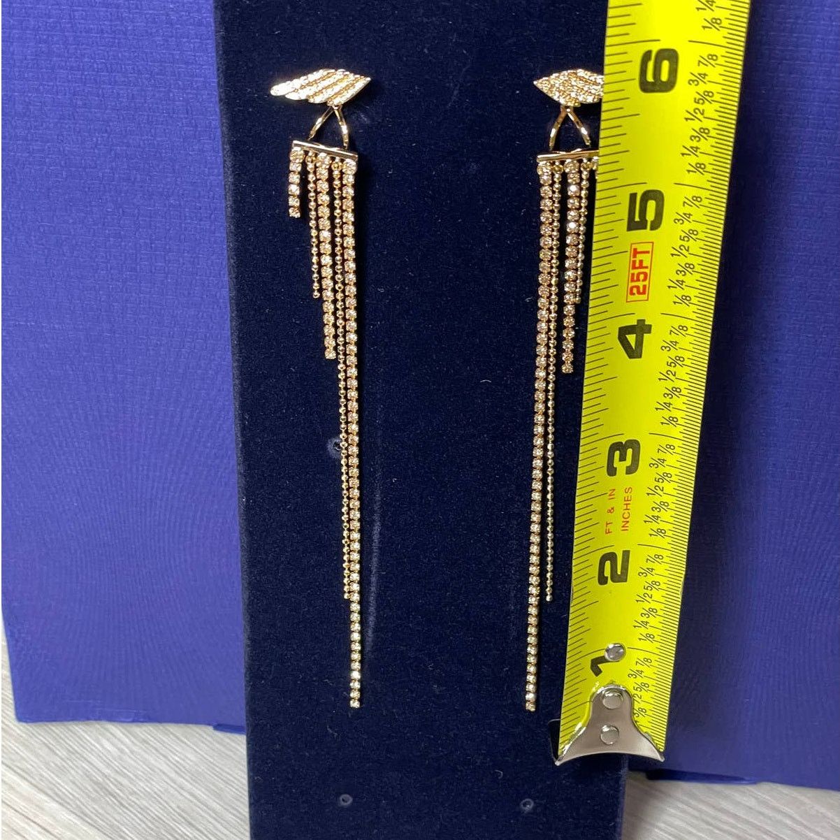 Swarovski swarovski Fit Wonder Woman earrings Wing, Gold tone Size ONE SIZE - 3 Thumbnail