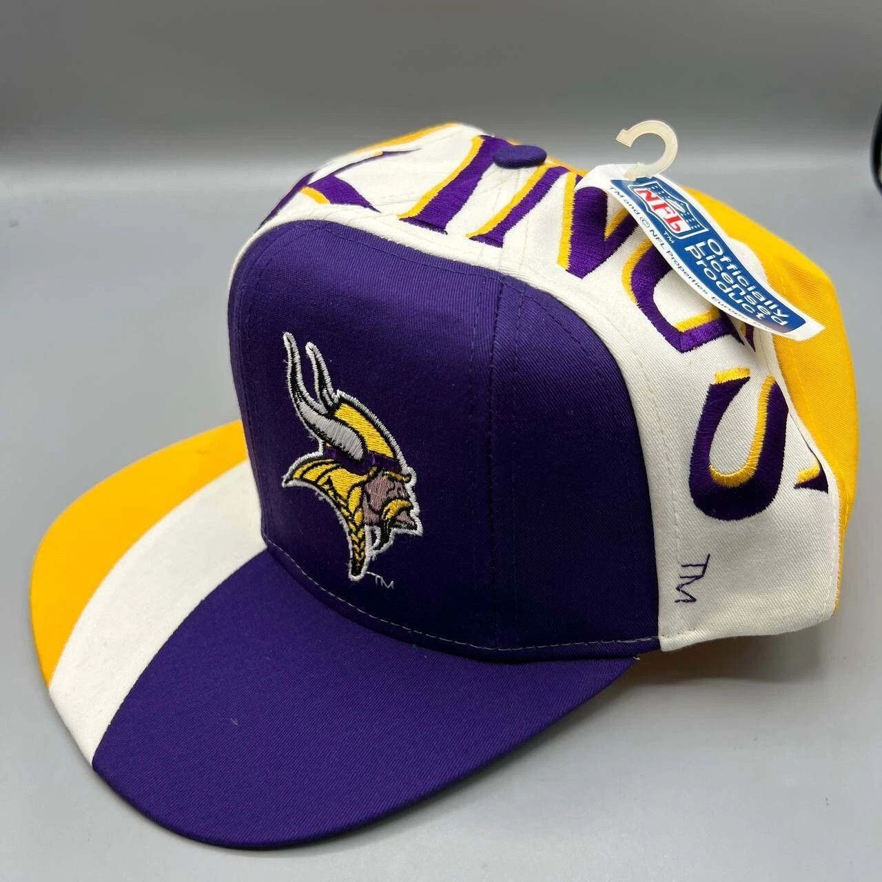 Twins Enterprise Inc. × Vintage Minnesota Vikings Hat Men Purple Twins Enterprise Snap Back Size ONE SIZE - 7 Thumbnail