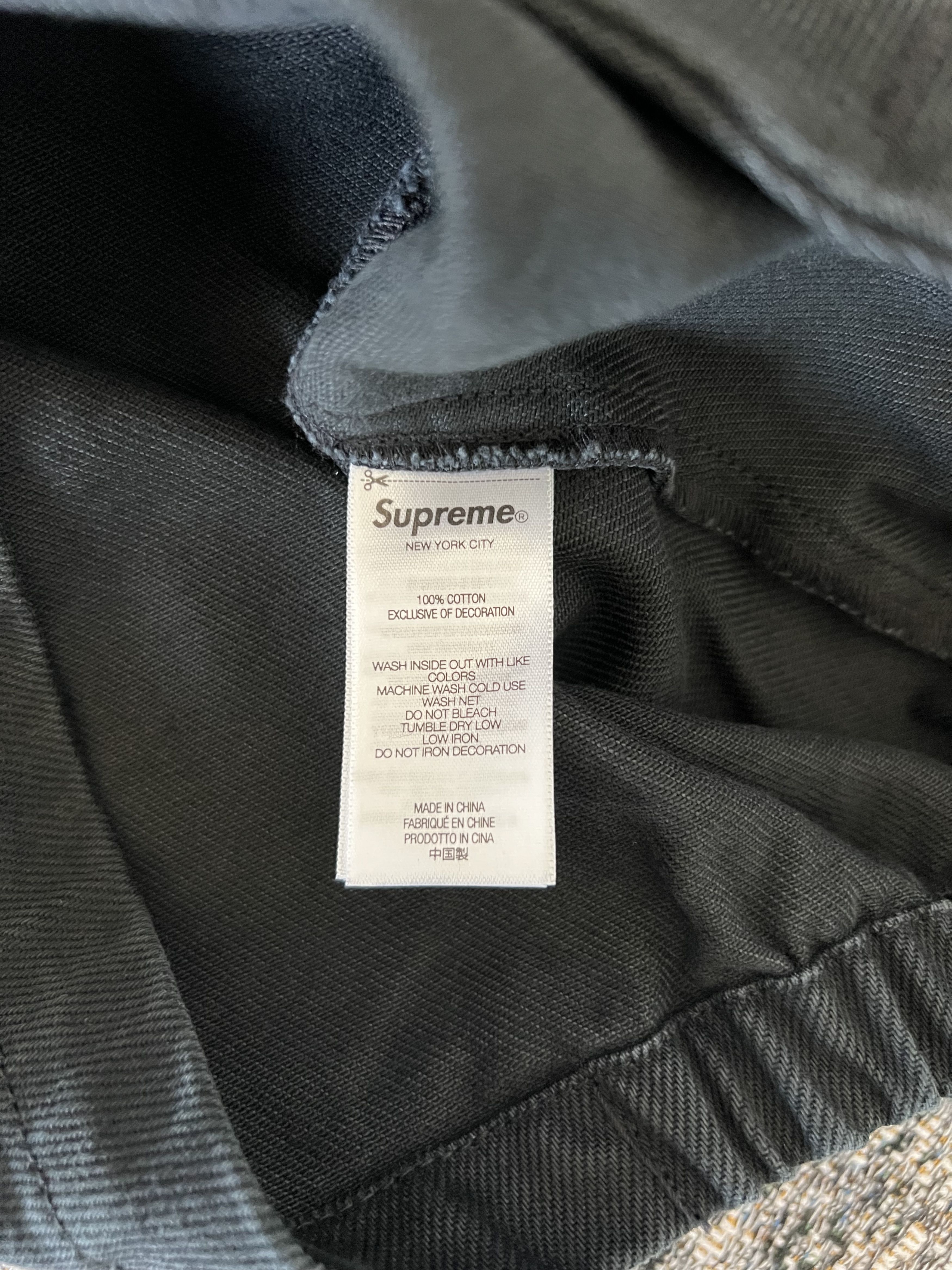 Supreme Supreme Arc Logo Coaches Jacket in Black Denim Size US M / EU 48-50 / 2 - 8 Thumbnail