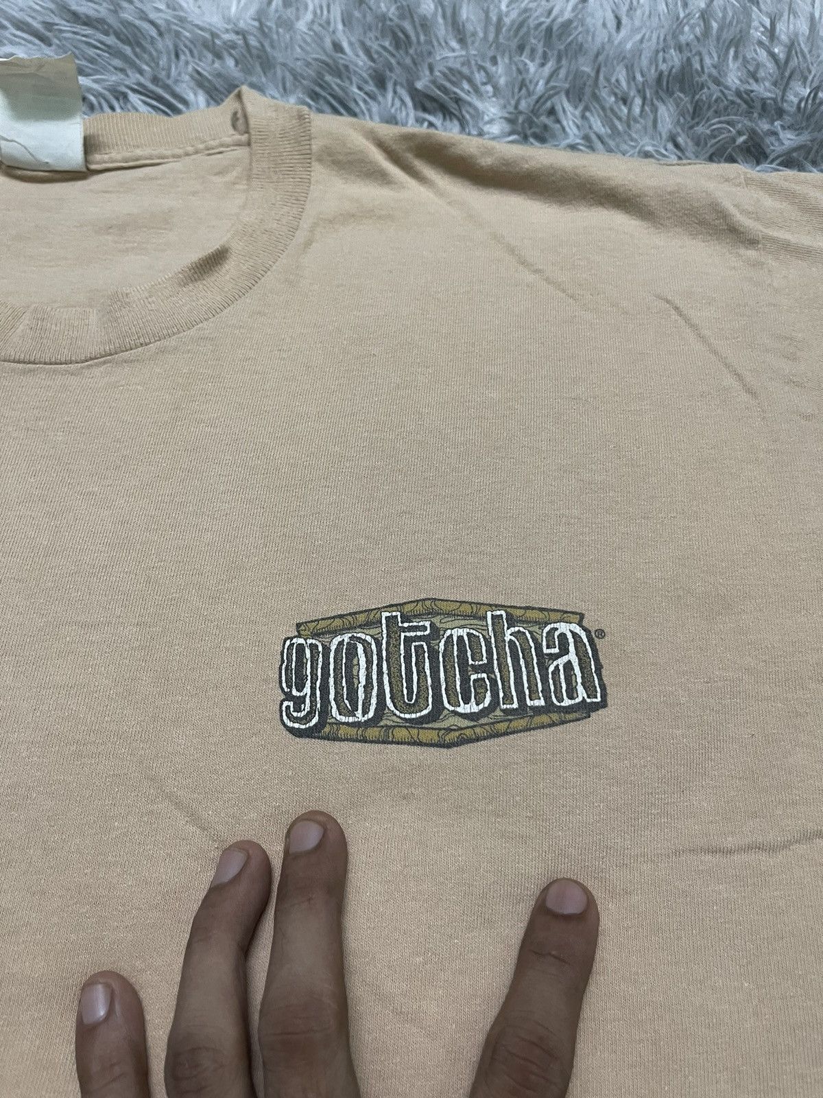 Gotcha 90s OG STYLE GOTCHA TSHIRT BIG PRINT NICELY FADED Size US L / EU 52-54 / 3 - 6 Thumbnail