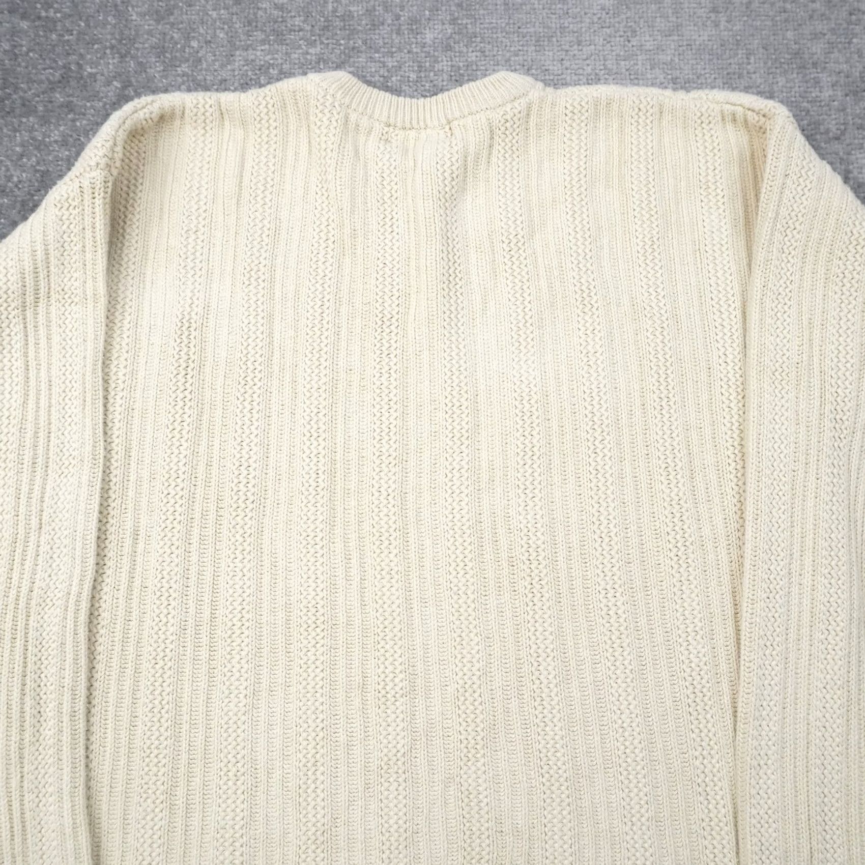 Eddie Bauer Vintage Eddie Bauer Cable Knit Mens Large Beige Long Sleeve Sweater Size US L / EU 52-54 / 3 - 8 Thumbnail