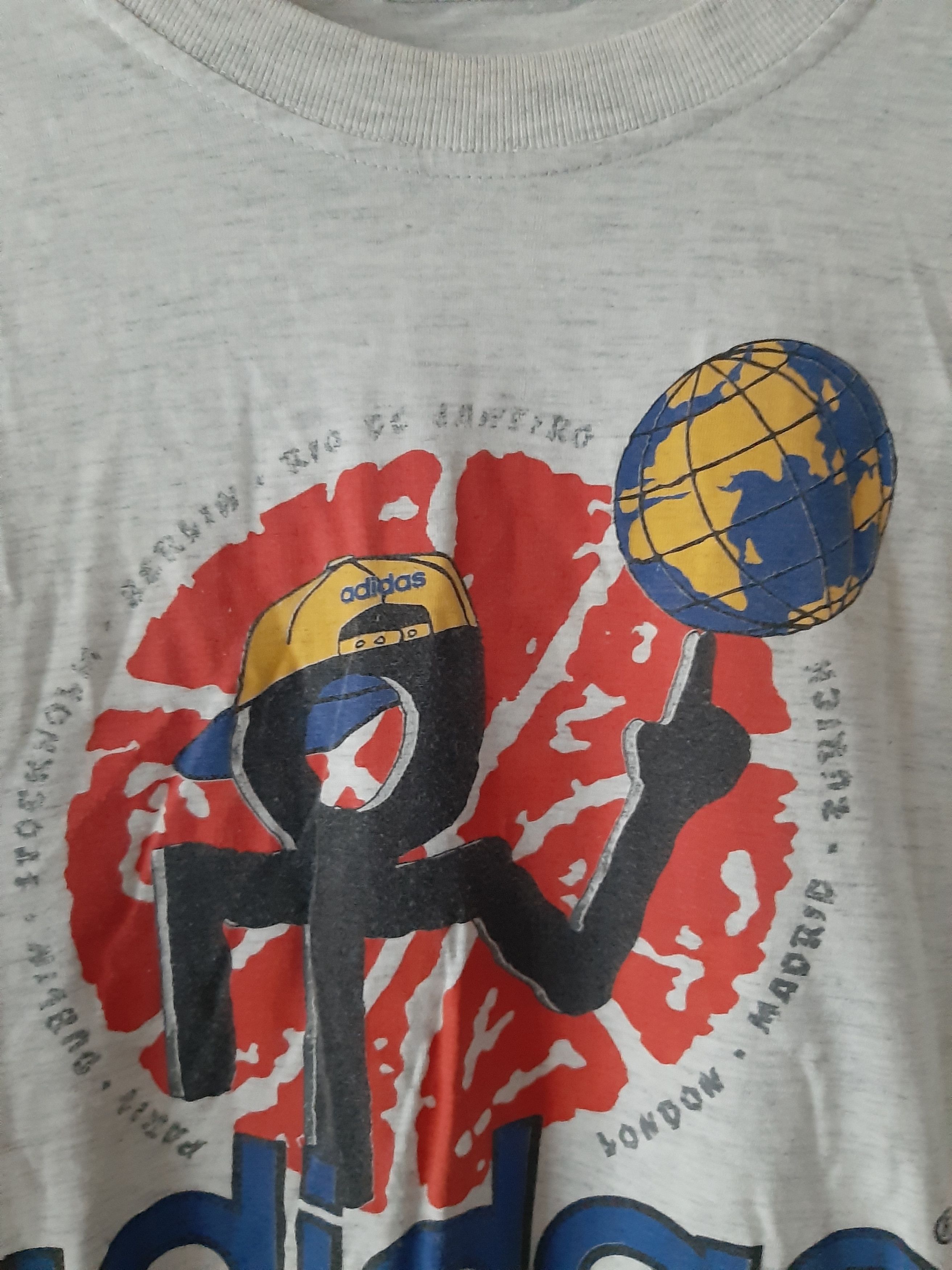 Adidas × Vintage Adidas streetball challenge 1995 vintage retro big logo tee Size US XL / EU 56 / 4 - 3 Thumbnail