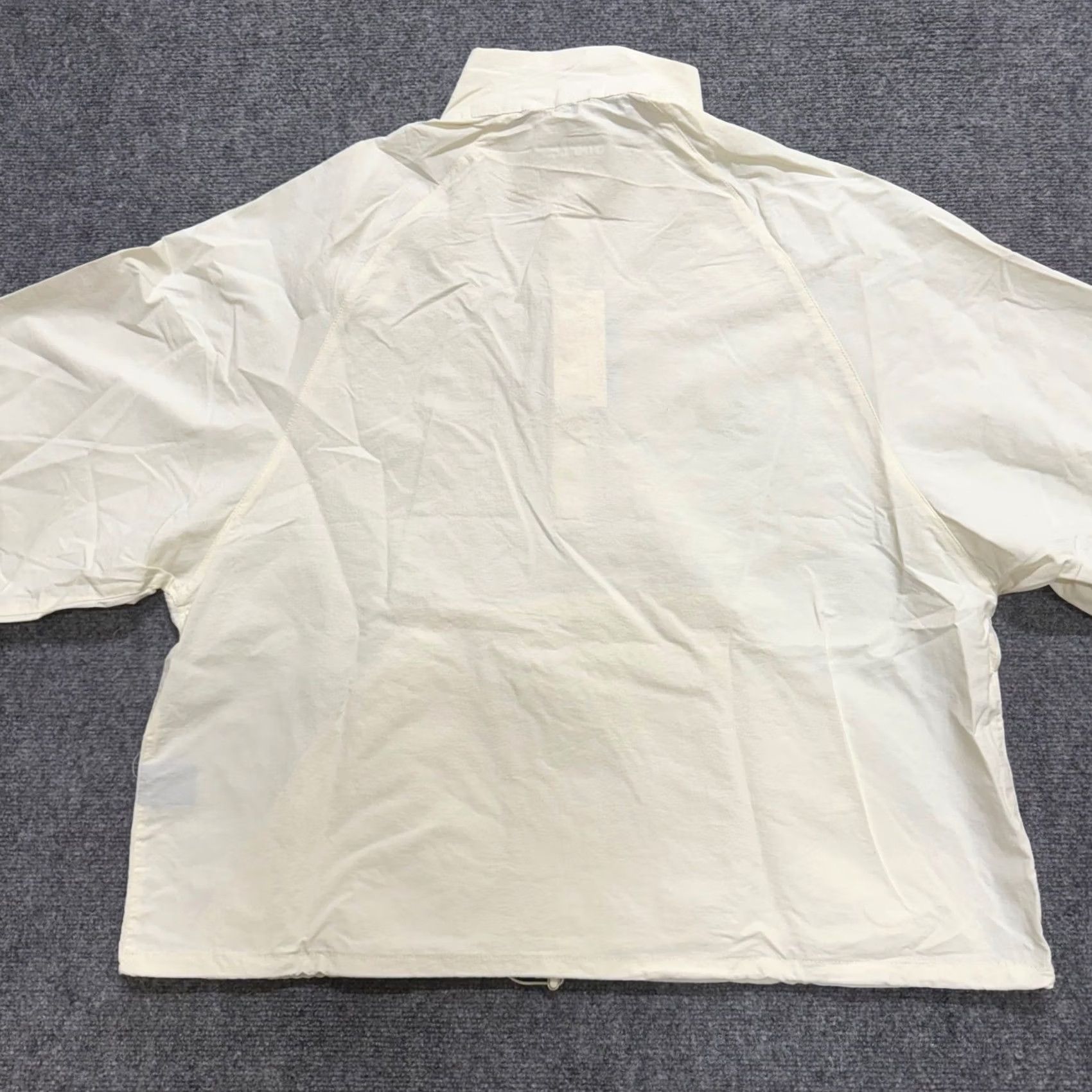 J Brand Staple Windbreaker Jacket Mens L Cream-Colored Nylon Lightweight 100% Nylon White Regular Size US L / EU 52-54 / 3 - 3 Thumbnail