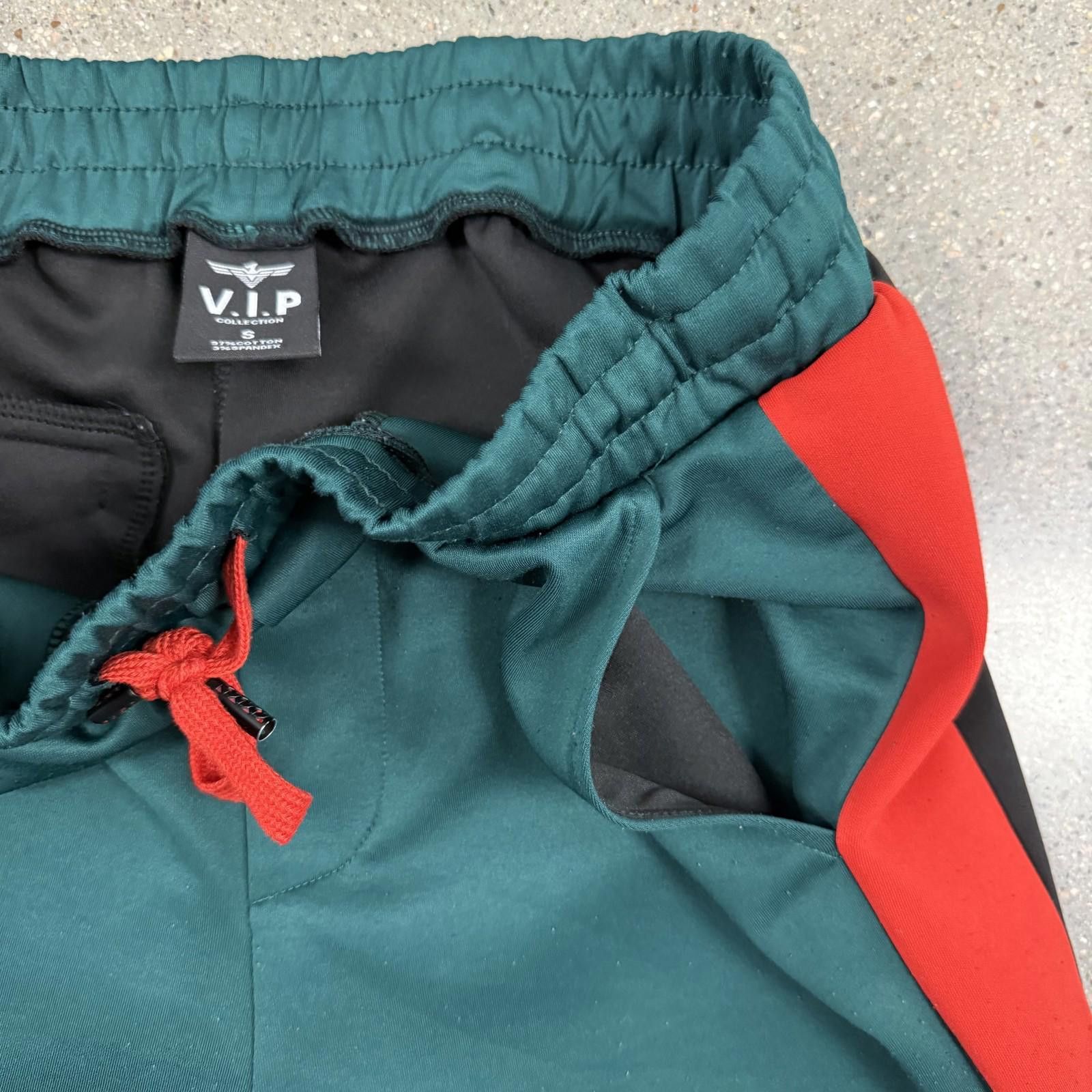 Designer V.I.P Collection Pants Mens S Colorblock Joggers Athletic Size US 30 / EU 46 - 6 Thumbnail