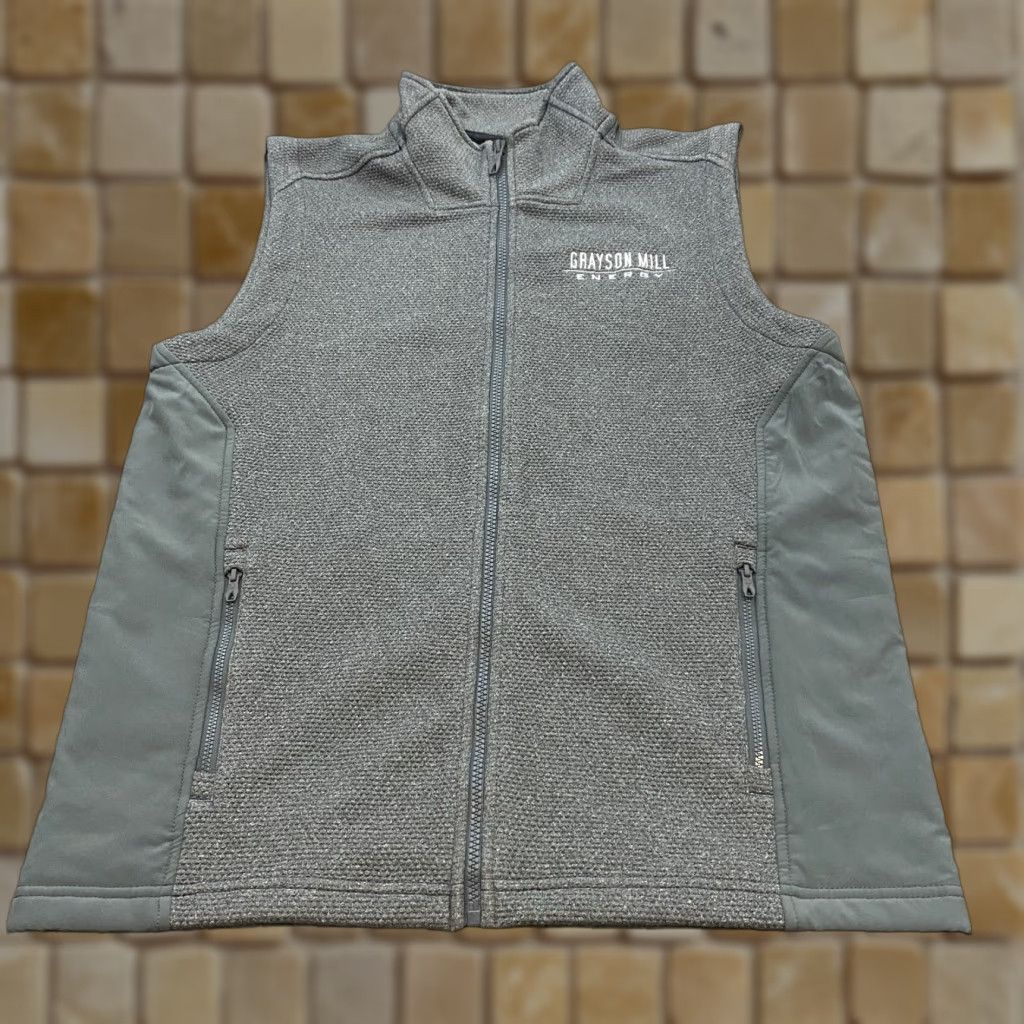 Spyder Spyder Vest Mens M Full Zip Pillow Tech Gray Insulated Stretch Logo Size US M / EU 48-50 / 2 - 1 Thumbnail