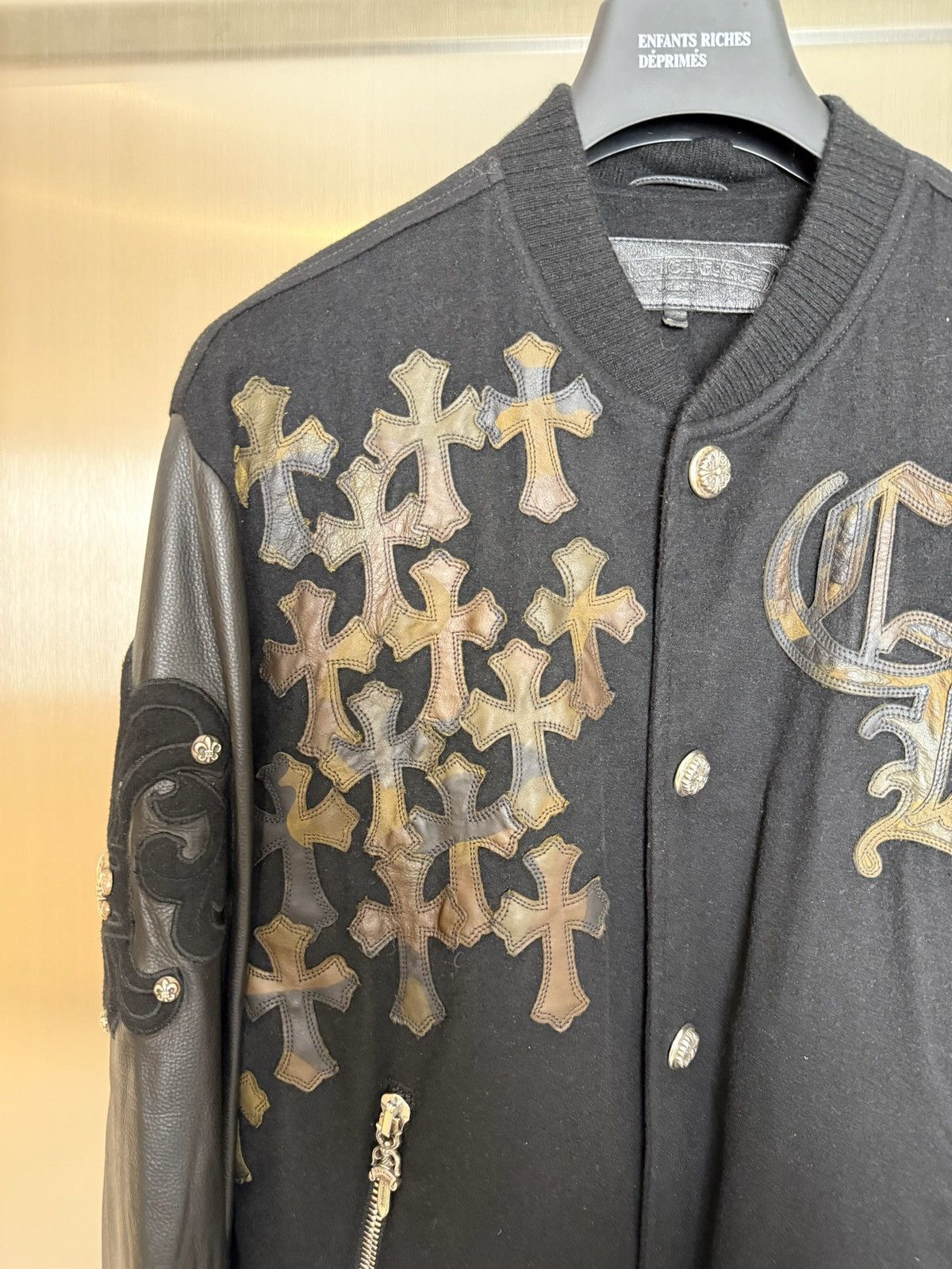 Chrome Hearts Rare Varsity Camo Patches Letterman Jacket Size US M / EU 48-50 / 2 - 4 Thumbnail