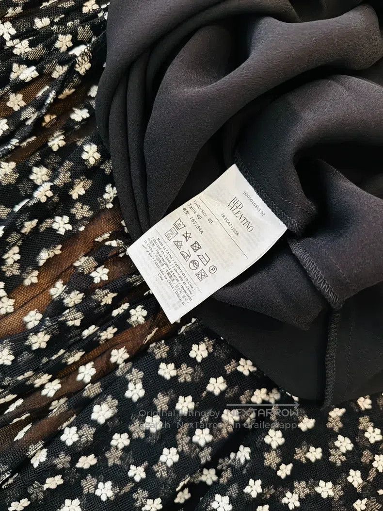 Valentino Valentino Pleated floral dress Size S / US 4 / IT 40 - 7 Thumbnail