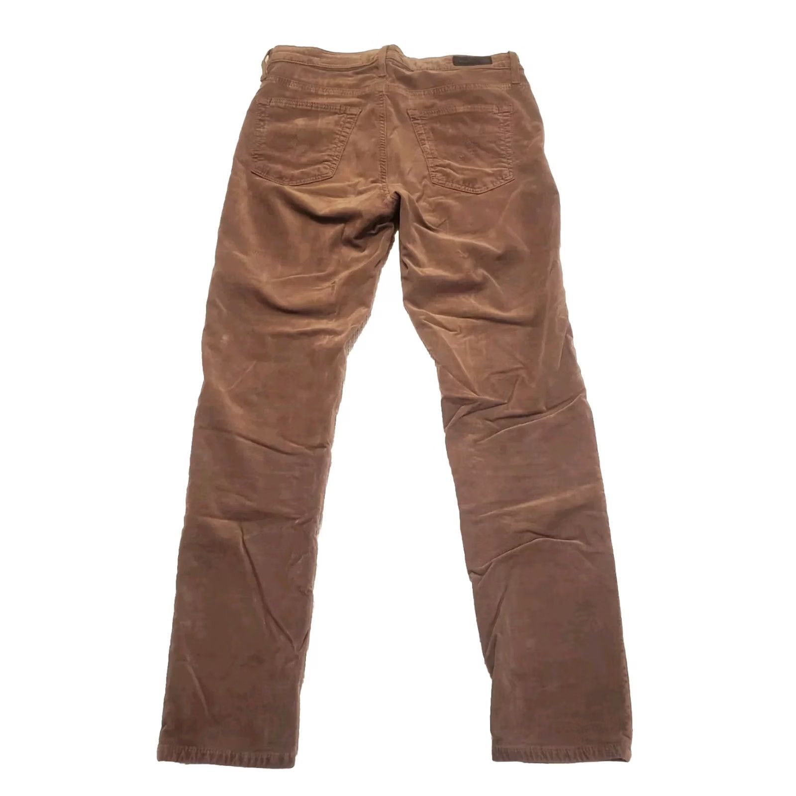 Anthropologie AG Adriano Goldschmied Pants Womens Sz 27P Mauve Velvet Stevie Ankle Slim Size ONE SIZE - 2 Thumbnail