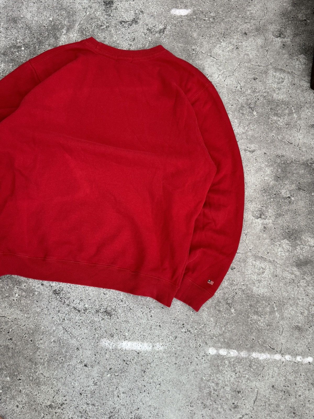 Polo Ralph Lauren × Vintage Vintage Polo Ralph Lauren jeans big logo faded sweatshirt Size US L / EU 52-54 / 3 - 15 Thumbnail