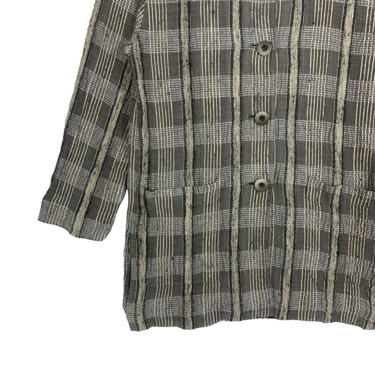 Designer × Givenchy × Vintage VintageGivenchy Life French Designer Luxury Check Gray Size S / US 4 / IT 40 - 5 Thumbnail