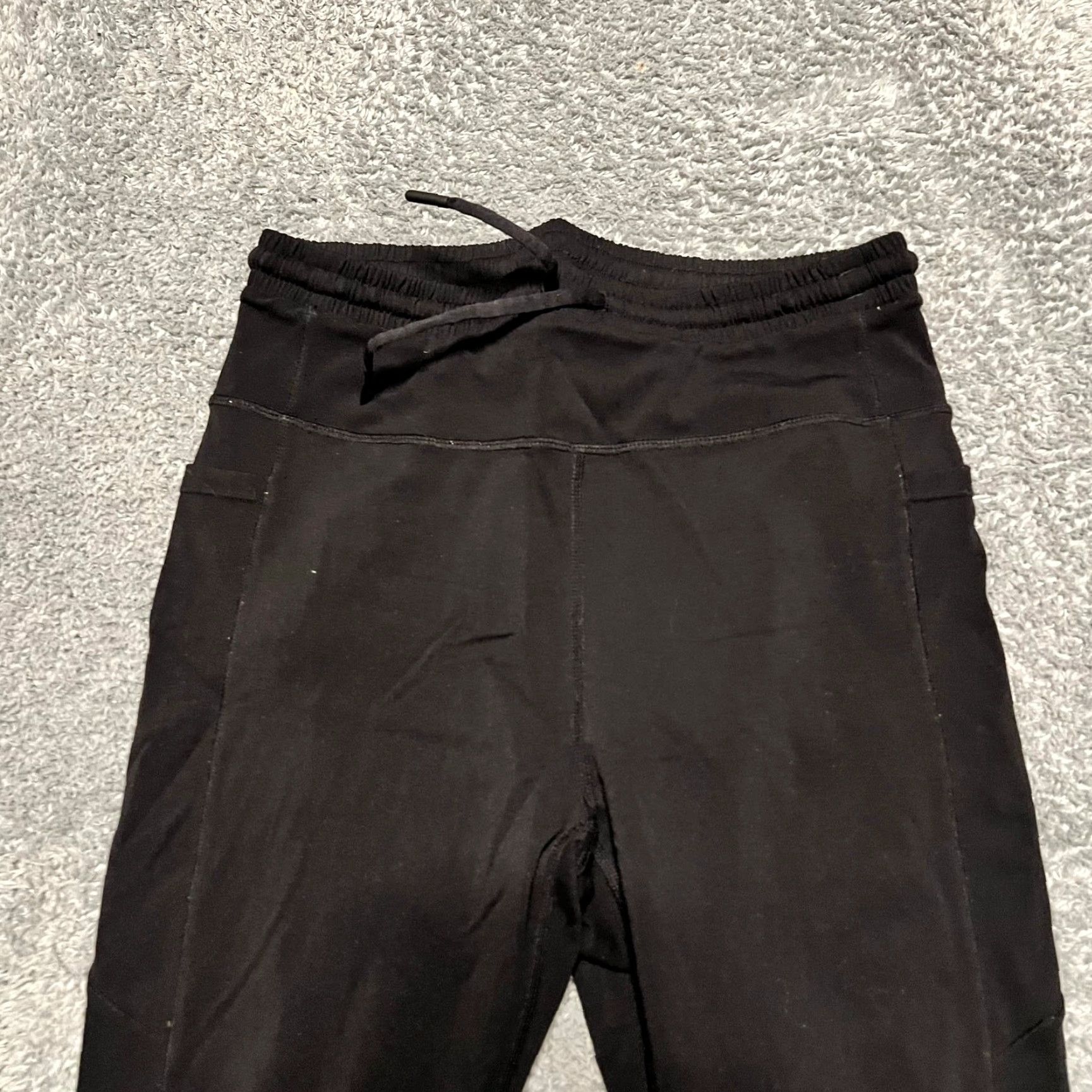 Vintage Zyia Active Pants Womens 6/8 Black Jogger Crop Performance Pocket Size 28" / US 6 / IT 42 - 2 Thumbnail