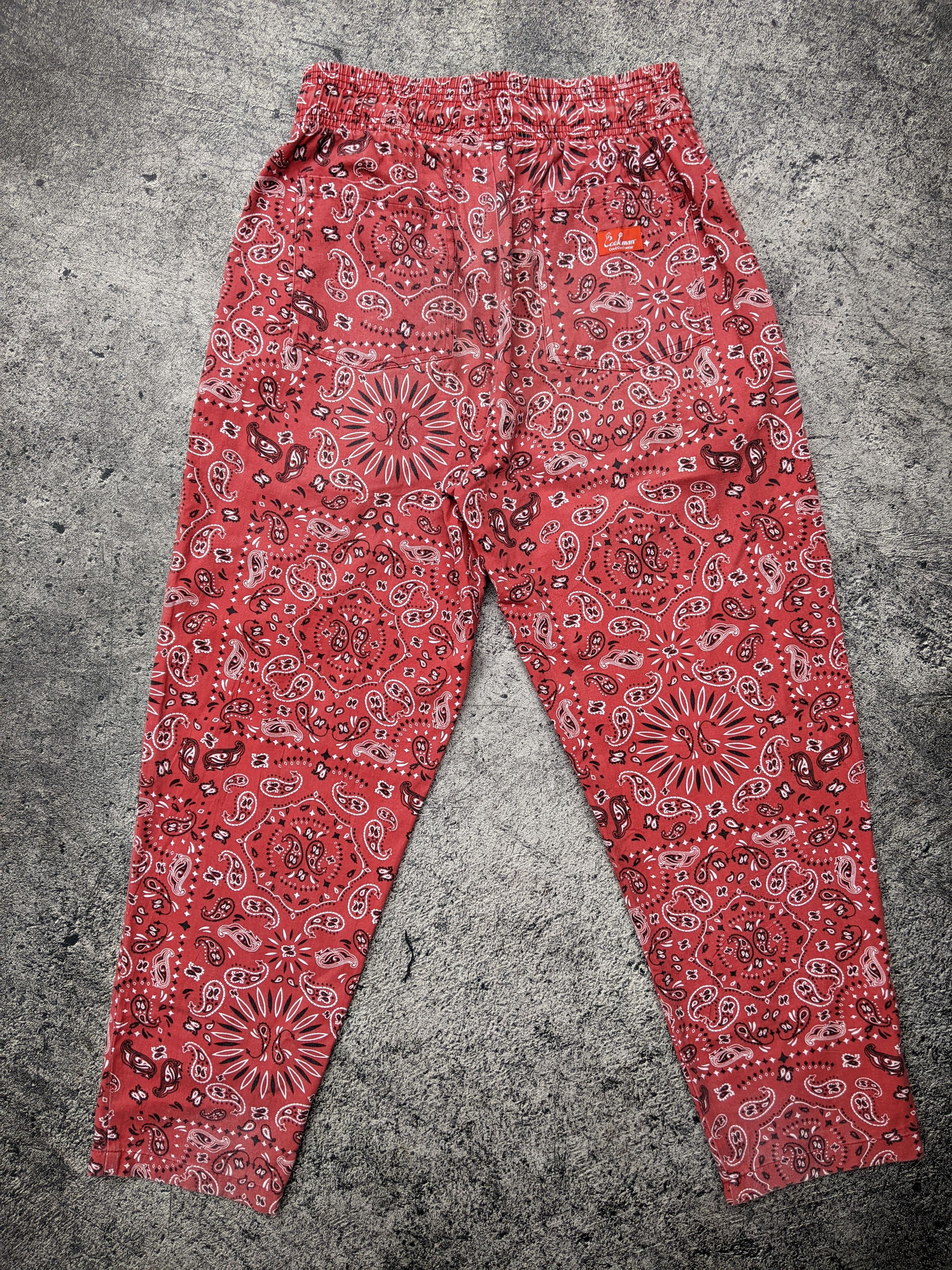 Cook Jeans Bandana Paisley Cook man Chef Pants Relaxed Size US 30 / EU 46 - 3 Thumbnail