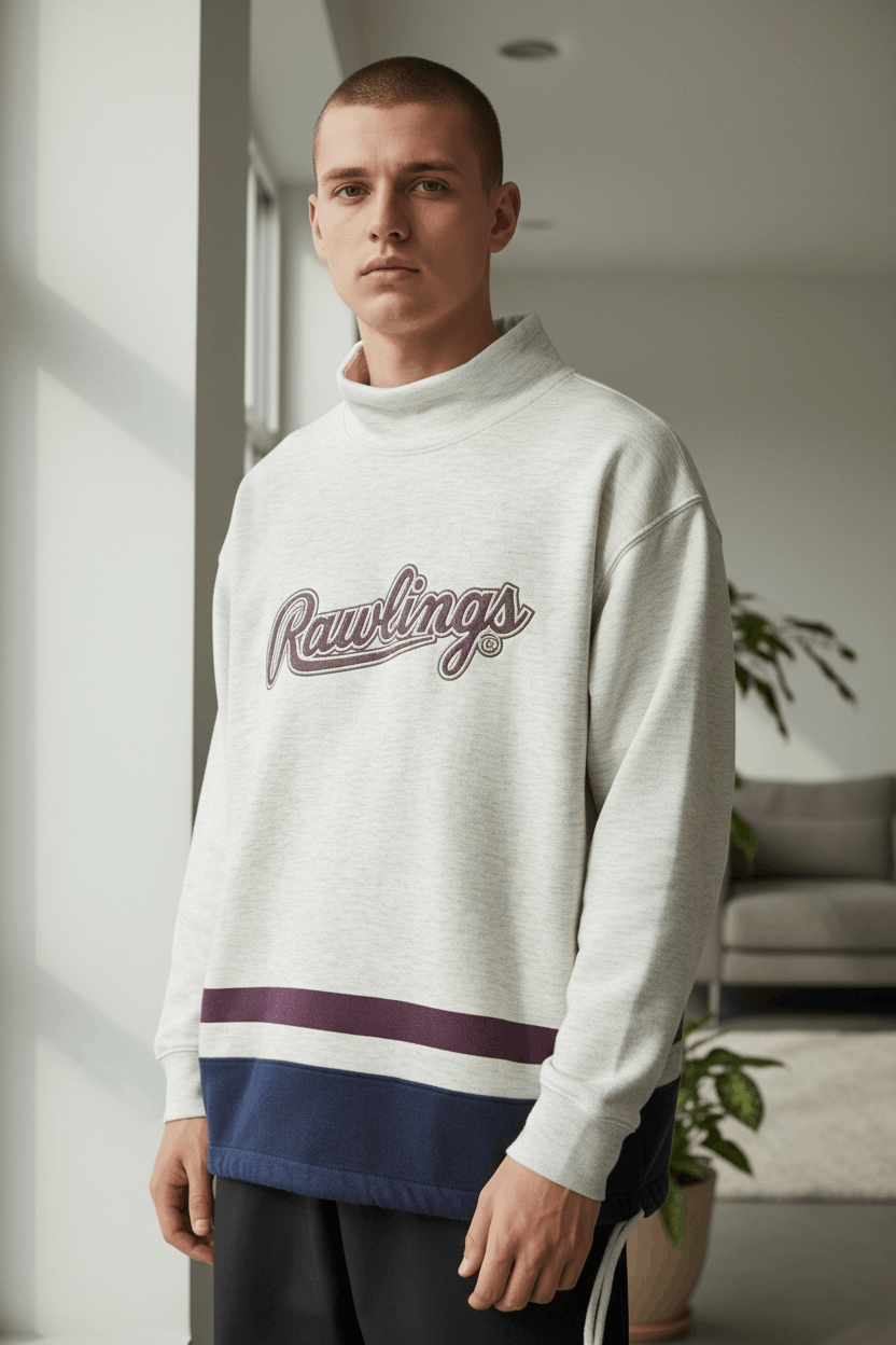 ROWLINGS Nice Design Big Logo Sweatshirts Pullover