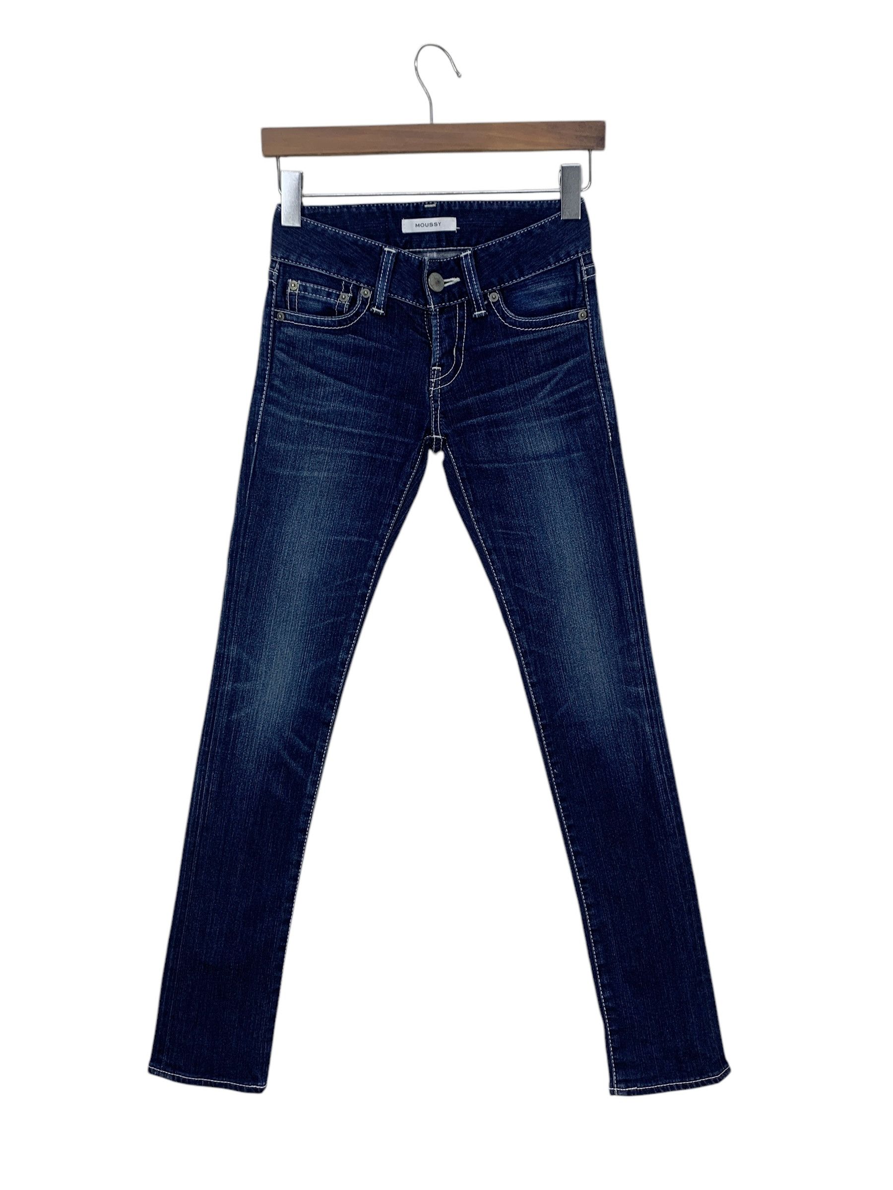 Japanese Brand × MOUSSY Moussy Jeans Skinny Jeans Low Rise Jeans Size 25" / US 0 / IT 36 - 2 Thumbnail