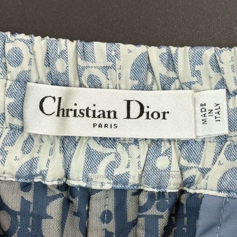 Dior Dior Blue and white full logo drawstring trousers Size 42" / US 20 - 5 Thumbnail
