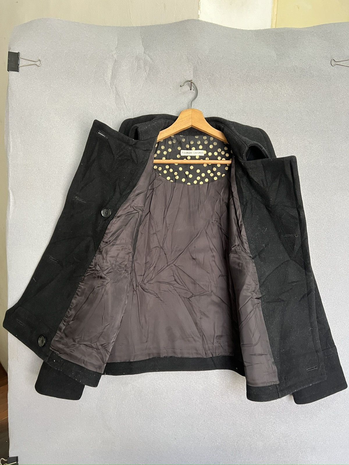Tsumori Chisato 298. Tsumori Chisato Wool Peacoat jacket Size M / US 6-8 / IT 42-44 - 4 Thumbnail