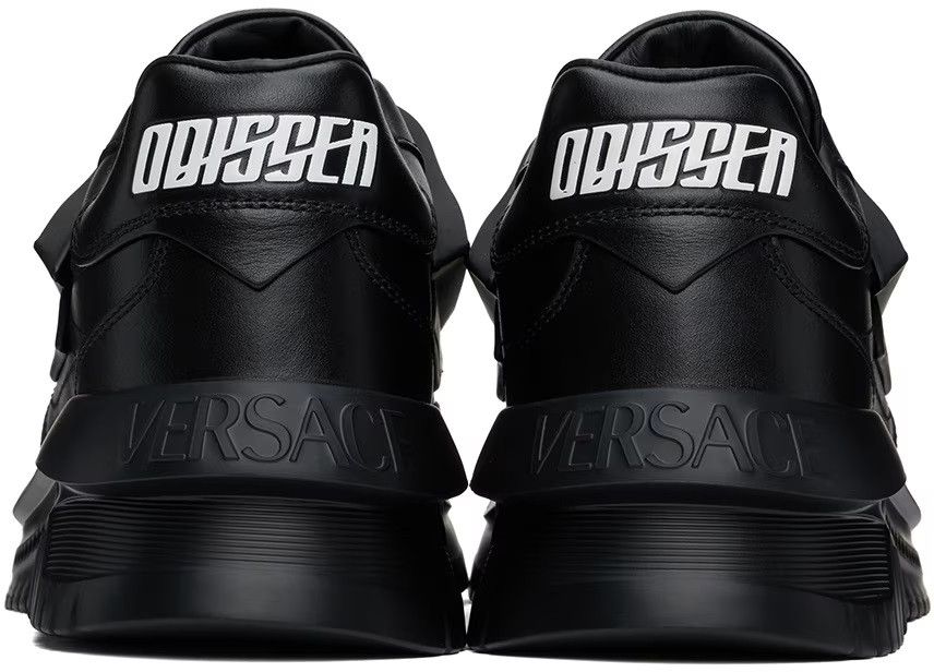 Versace VERSACE Perforated Low Top Leather Logo Fashion Sneakers Size US 10 / EU 43 - 8 Thumbnail
