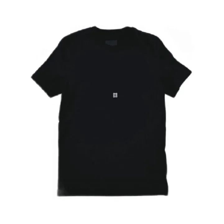 Givenchy Givenchy SS23 Black Logo Embroidered T-Shirt Size US M / EU 48-50 / 2 - 1 Thumbnail