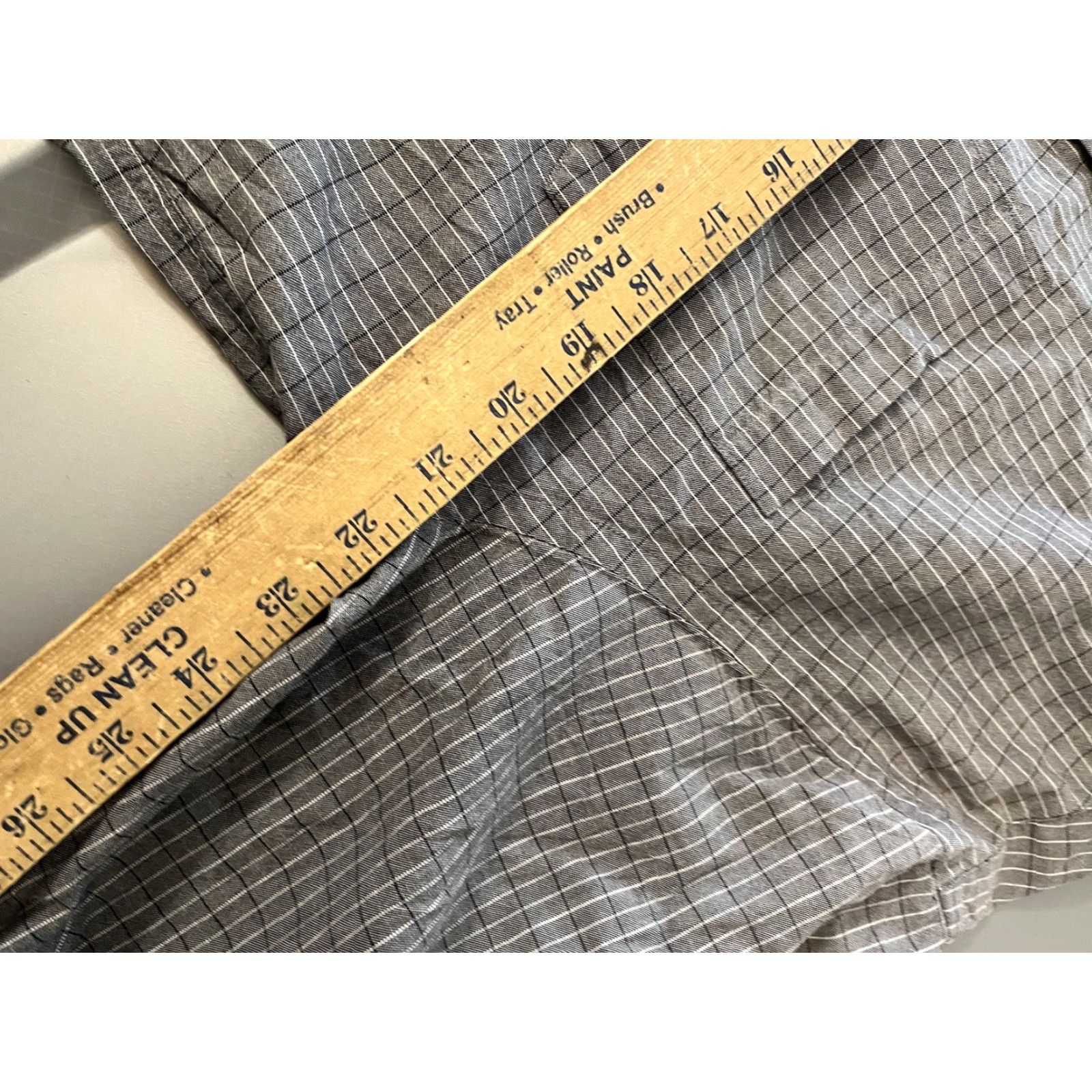 Vintage Marc New York Mens Shirt Long Sleeve Gray Plaid Button Down Size Large 16.5 Size US L / EU 52-54 / 3 - 5 Thumbnail