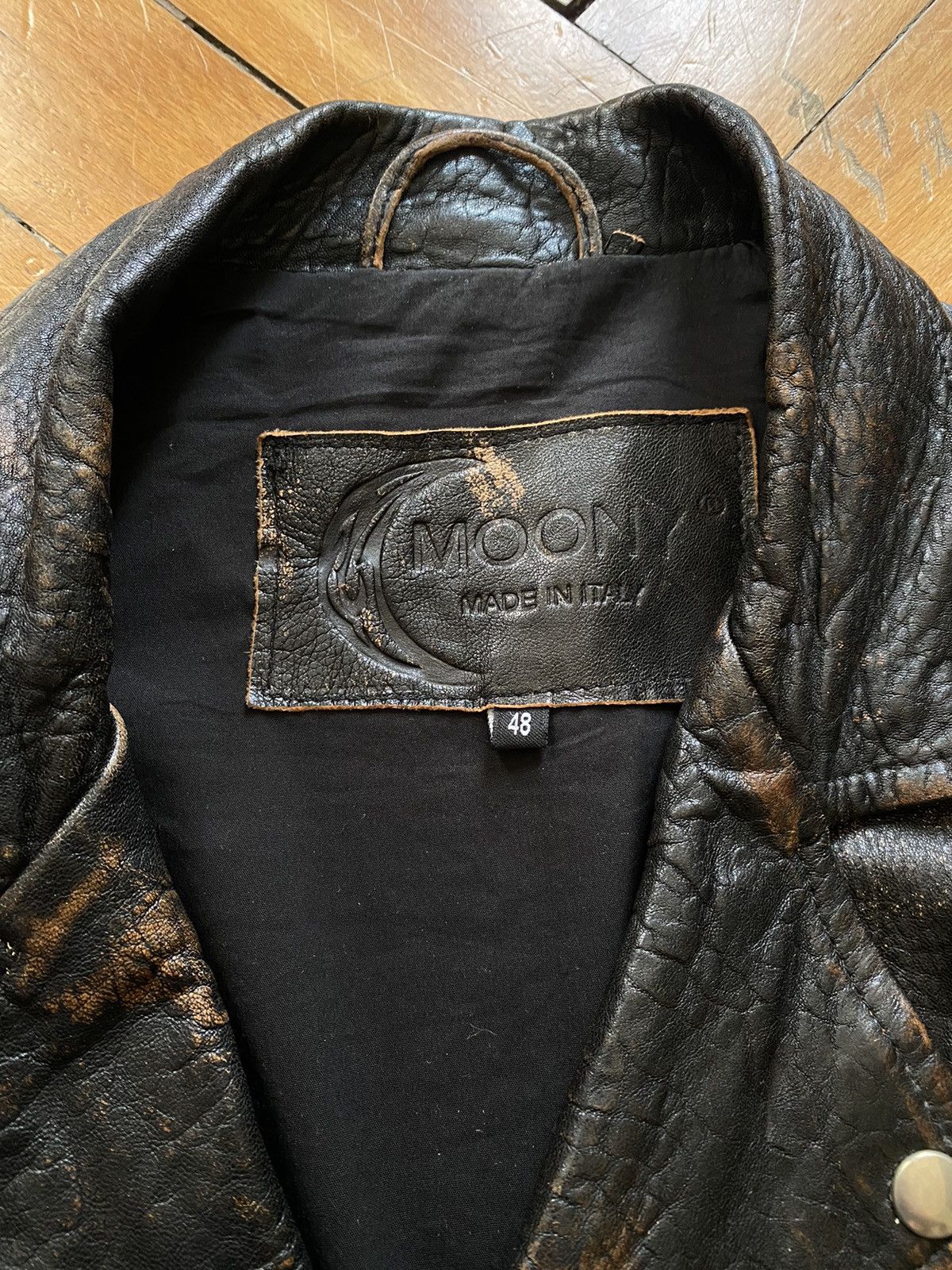 Designer × Vintage Vintage Real Leather Jacket Biker Jacket Size US M / EU 48-50 / 2 - 5 Thumbnail