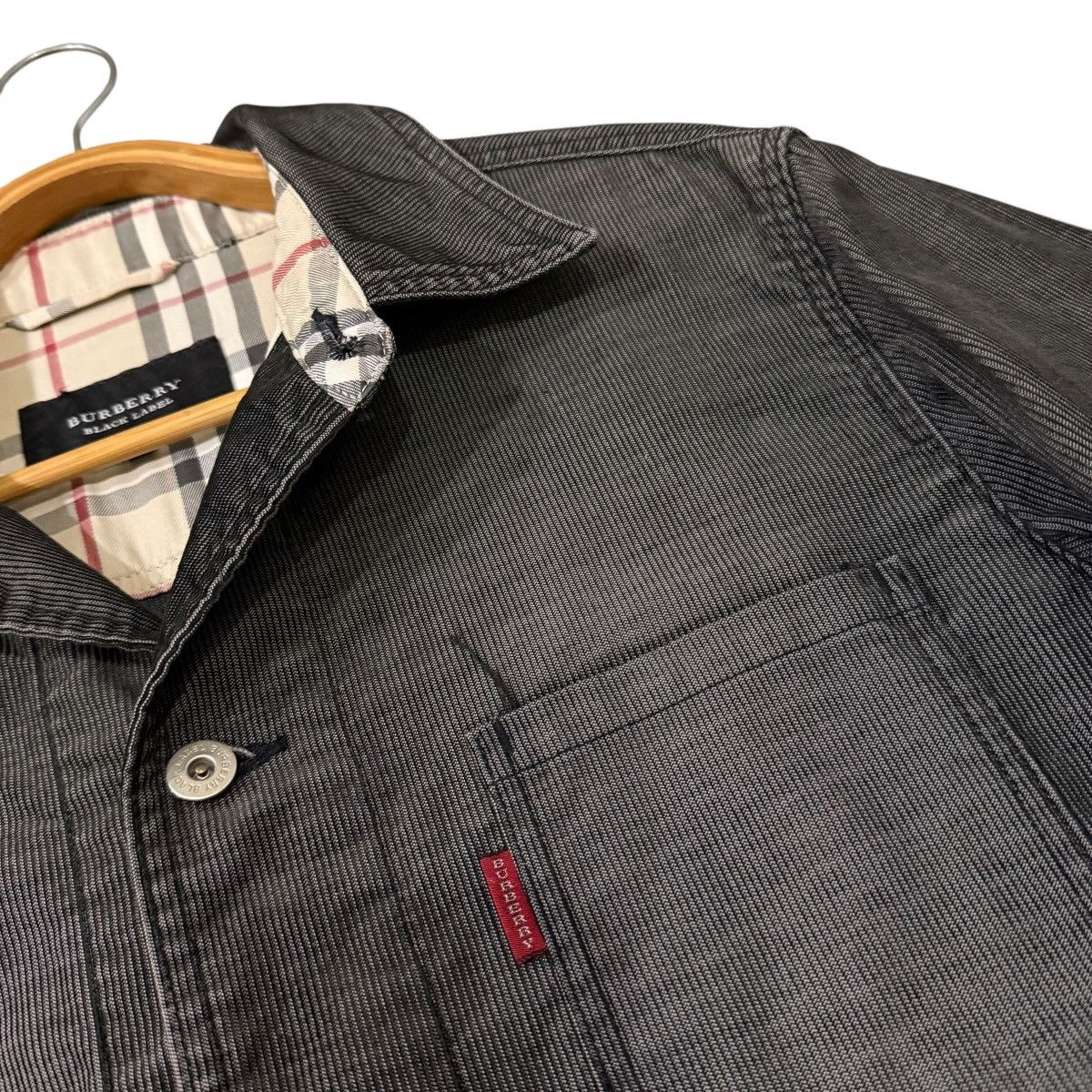 Burberry Vintage Burberry Black Label Sunfaded Chore Workers Jacket Size US M / EU 48-50 / 2 - 6 Thumbnail