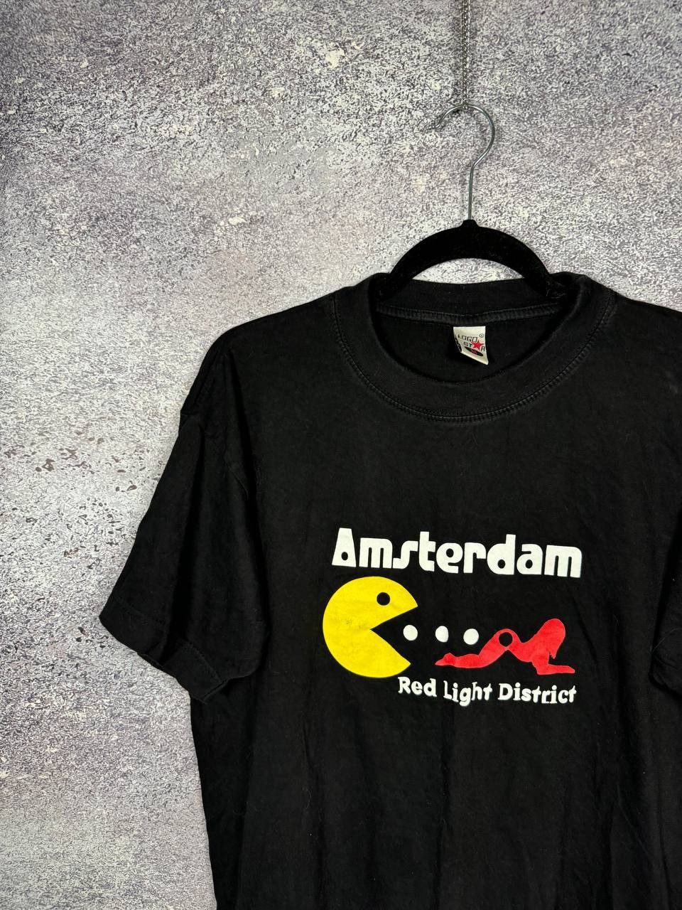 Vintage Vintage Pornstar Pacman Amsterdam Red Light District Tee Size US M / EU 48-50 / 2 - 3 Thumbnail