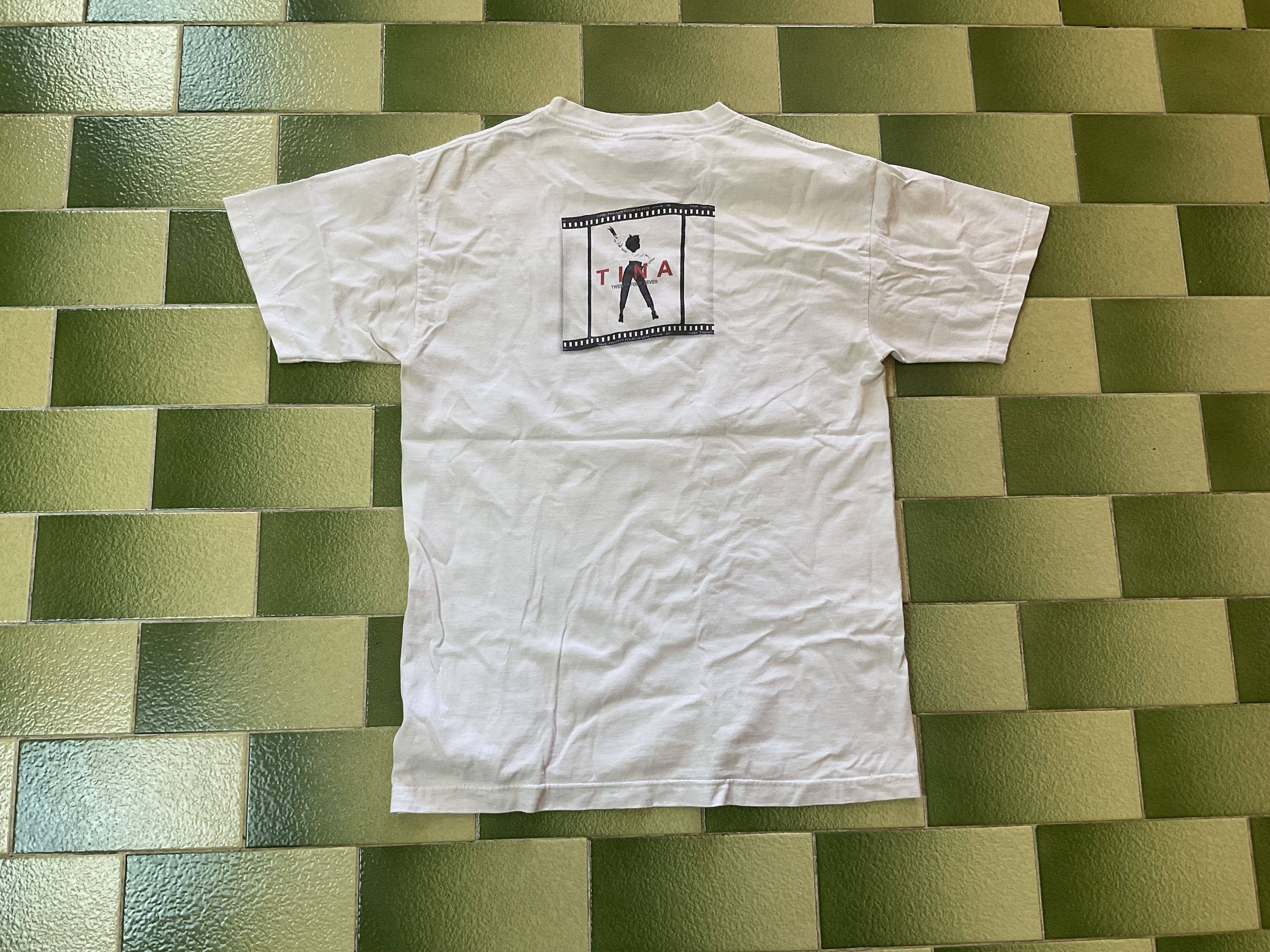 Giant Vintage Tina Turner 1999 Twenty Four Seven Tour T-Shirt Size US M / EU 48-50 / 2 - 2 Thumbnail
