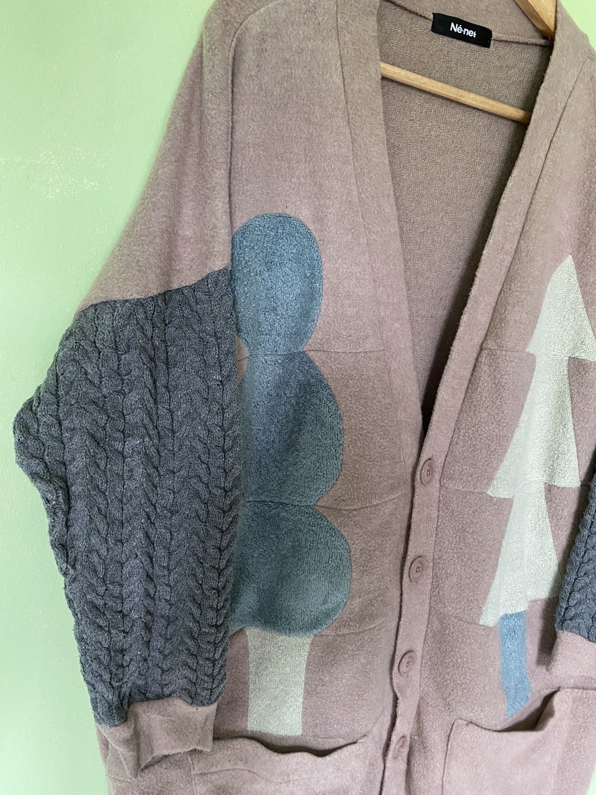 Ne-Net Ne-Net Cardigan Long Sweaters Fleece Size XXS / US 00 / IT 34 - 3 Thumbnail