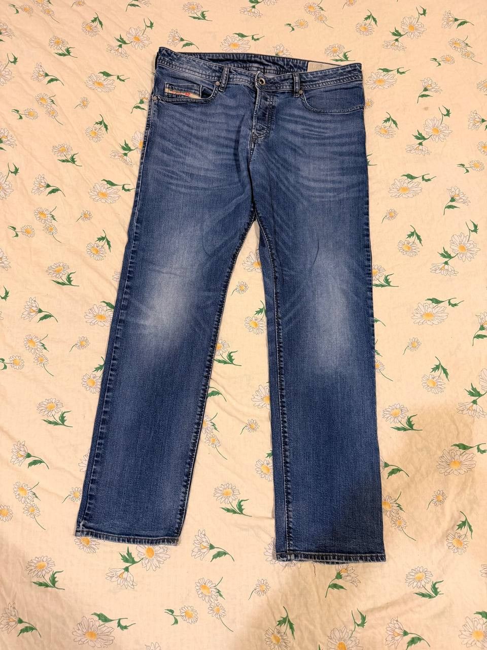Diesel Diesel Buster Regular Slim-Tapered Stretch Mens Jeans Size US 34 / EU 50 - 1 Thumbnail